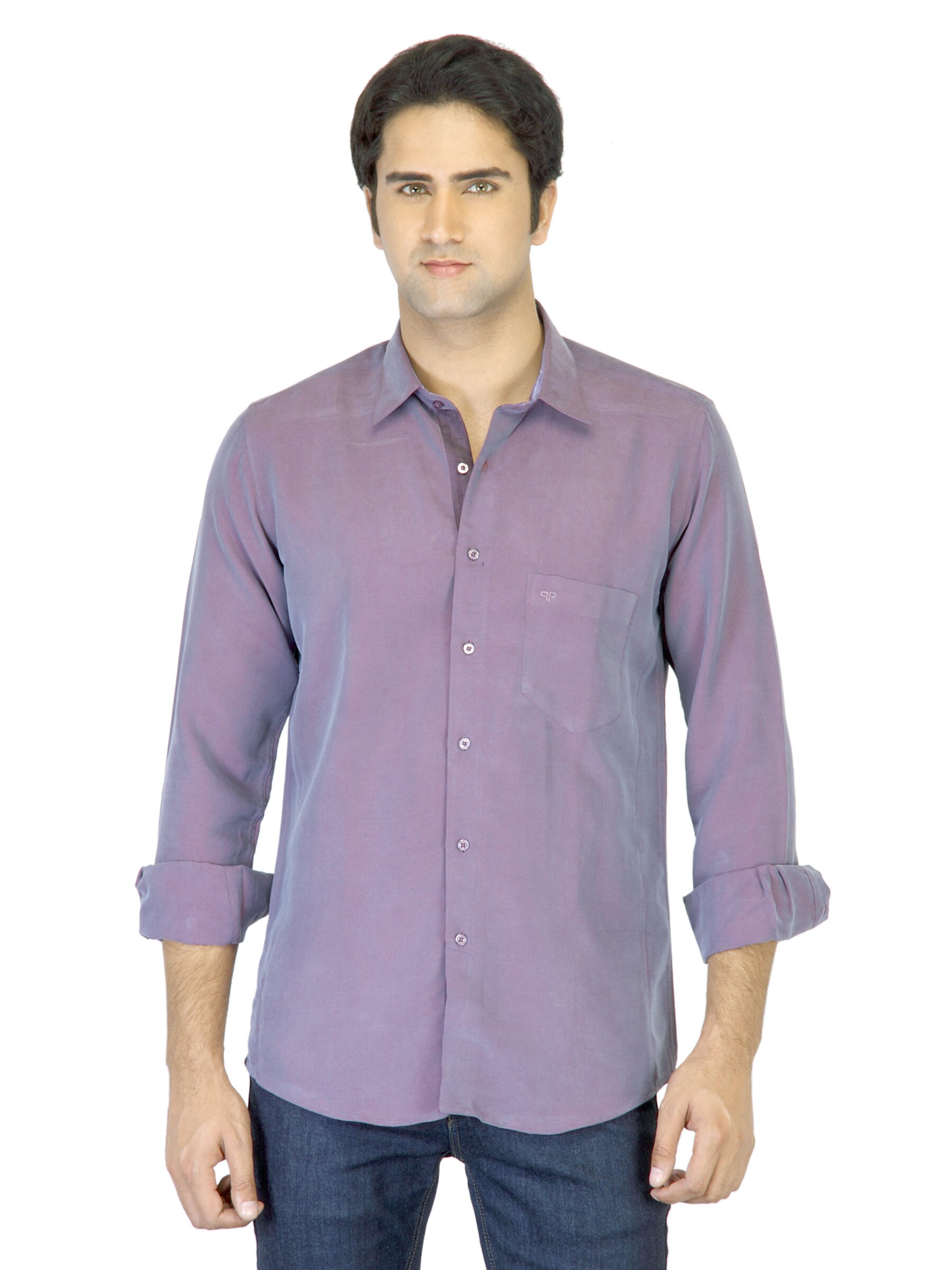 Provogue Men Purple Shirt