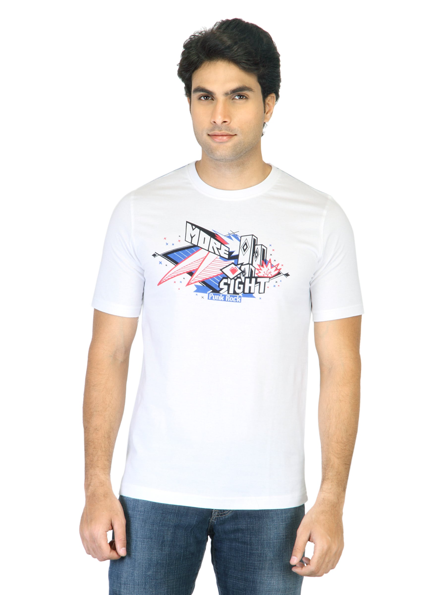 Locomotive Men Printed White T-shirt