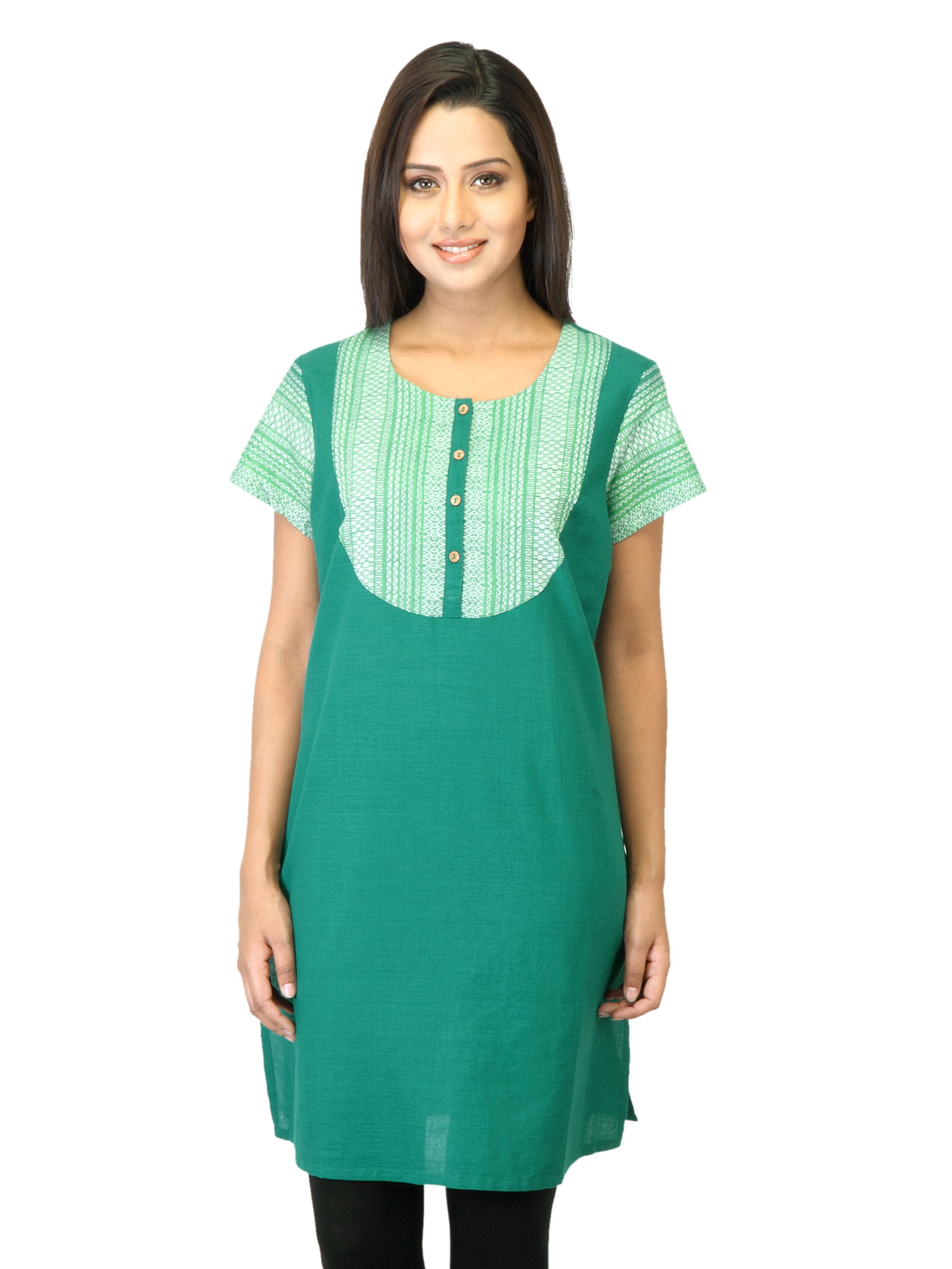 Aurelia Women Green Kurta