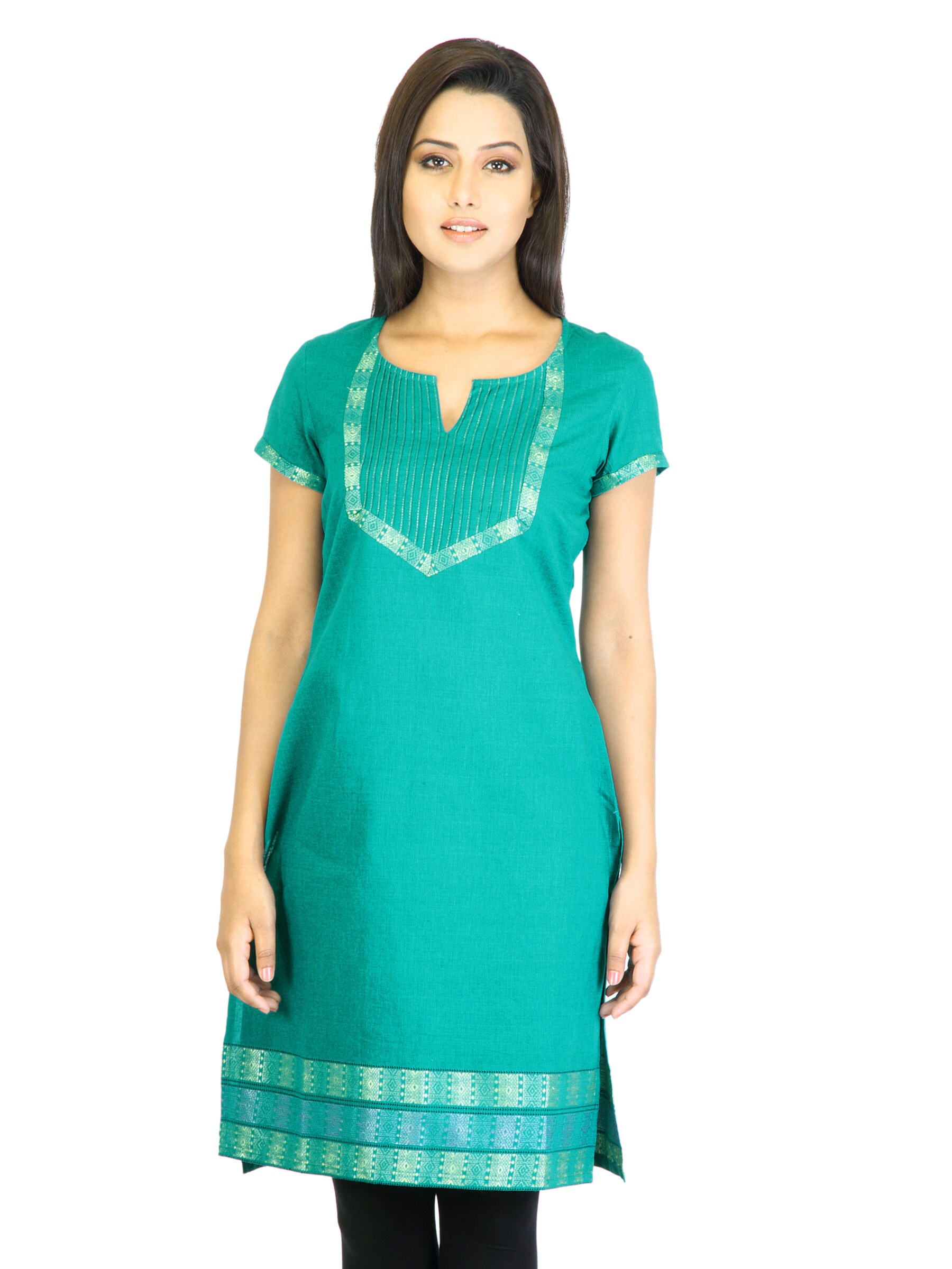 Aurelia Women Green Kurta