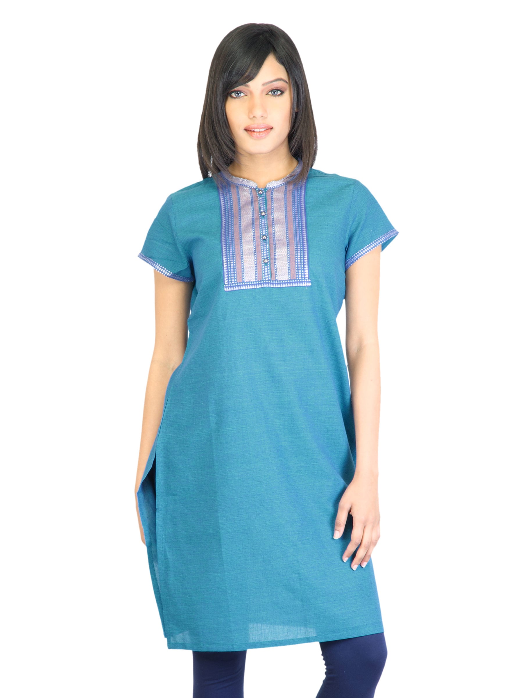 Aurelia Women Blue Kurta