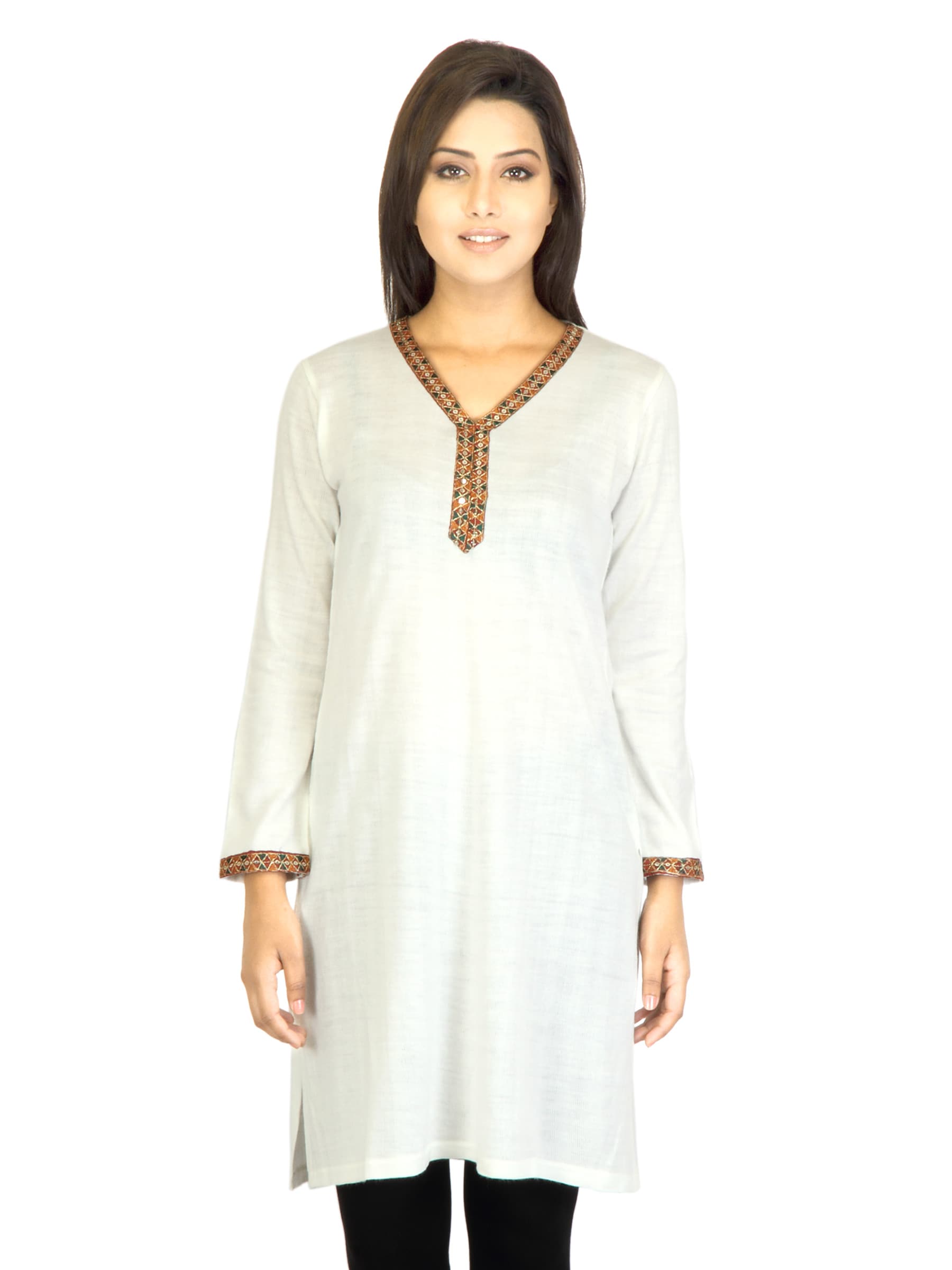 Aurelia Women White Kurta