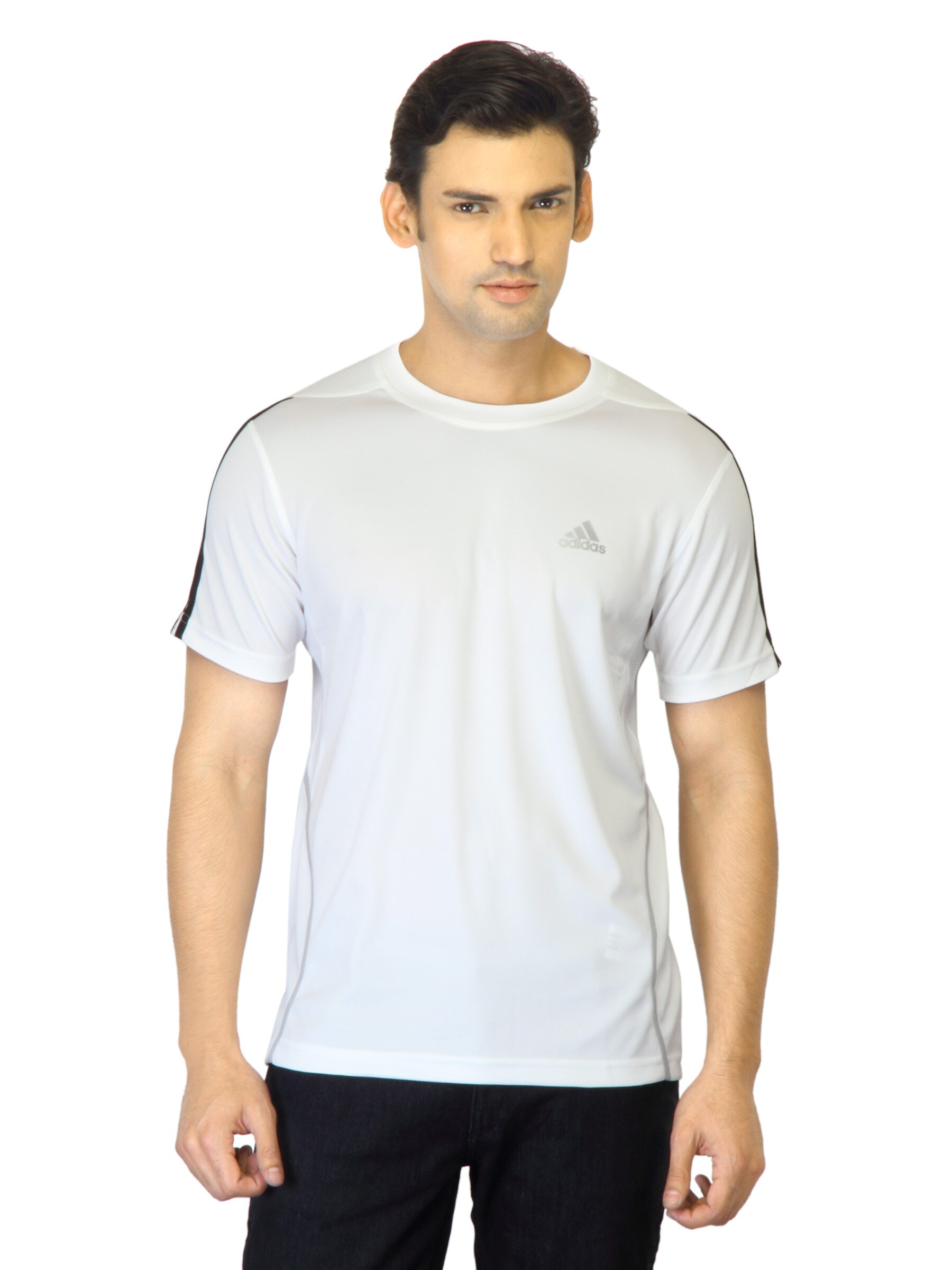 ADIDAS Men White T-shirt