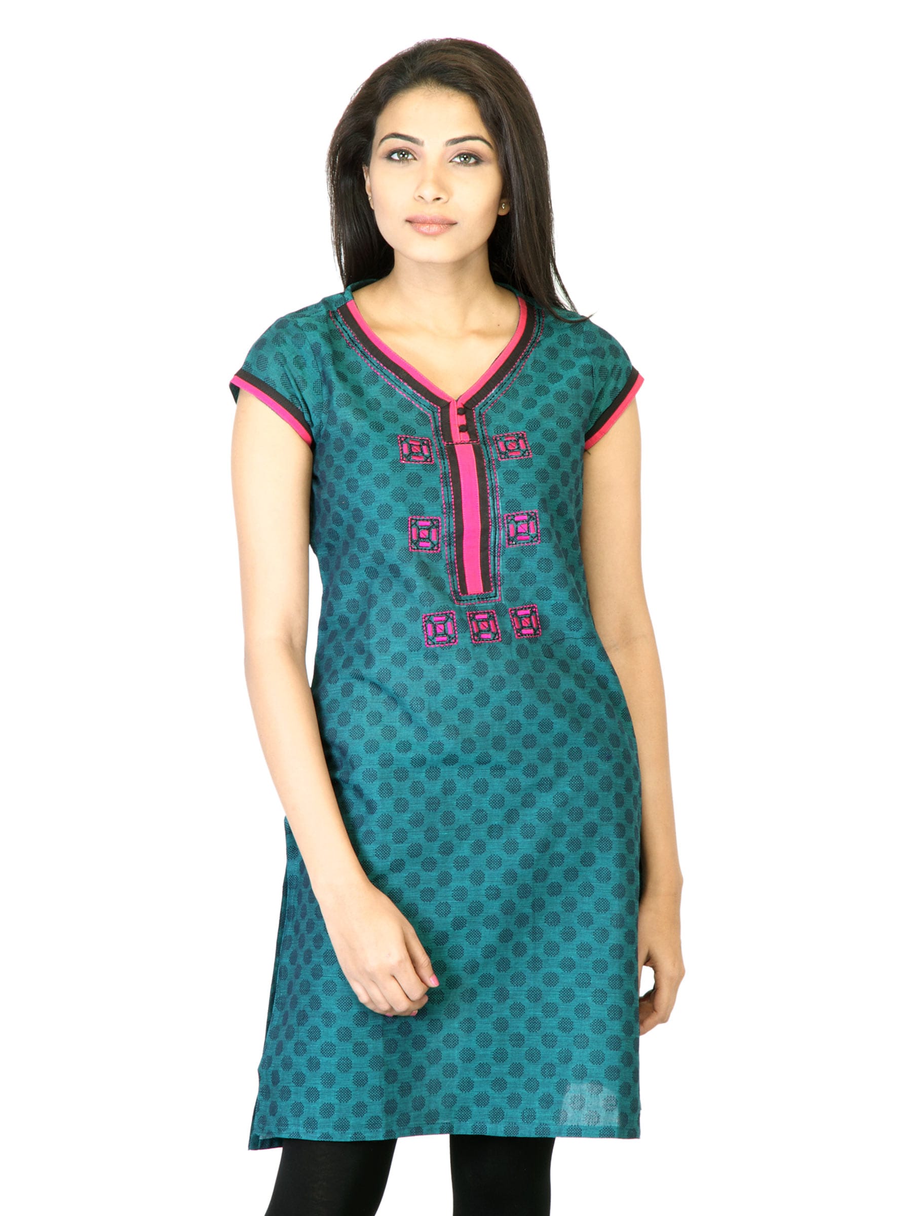 Mother Earth Women Green Kurta