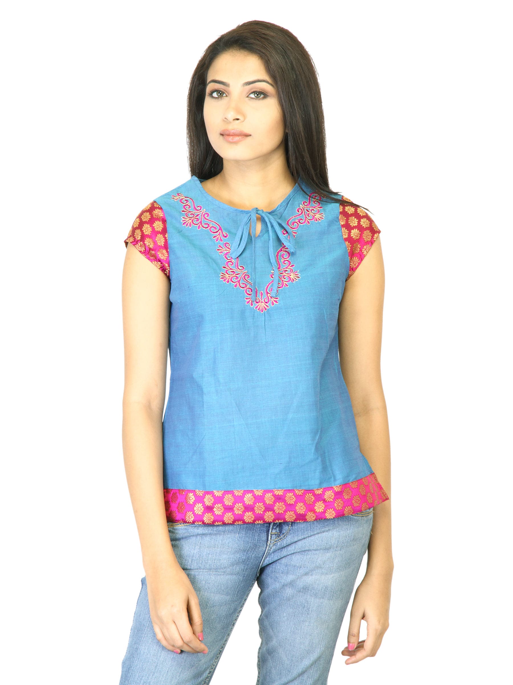 Mother Earth Women Blue Top