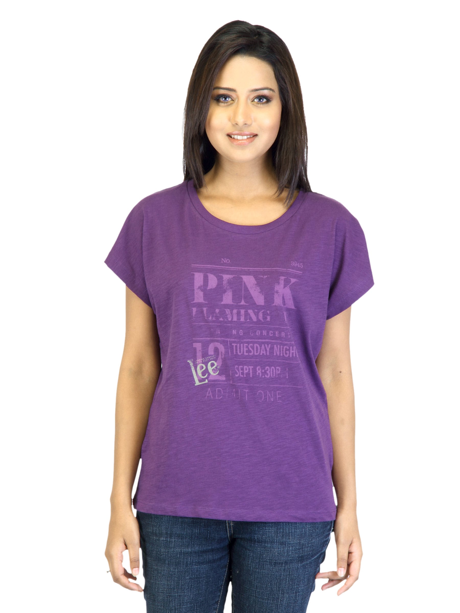 Lee Women Crownjewel Purple T-Shirt