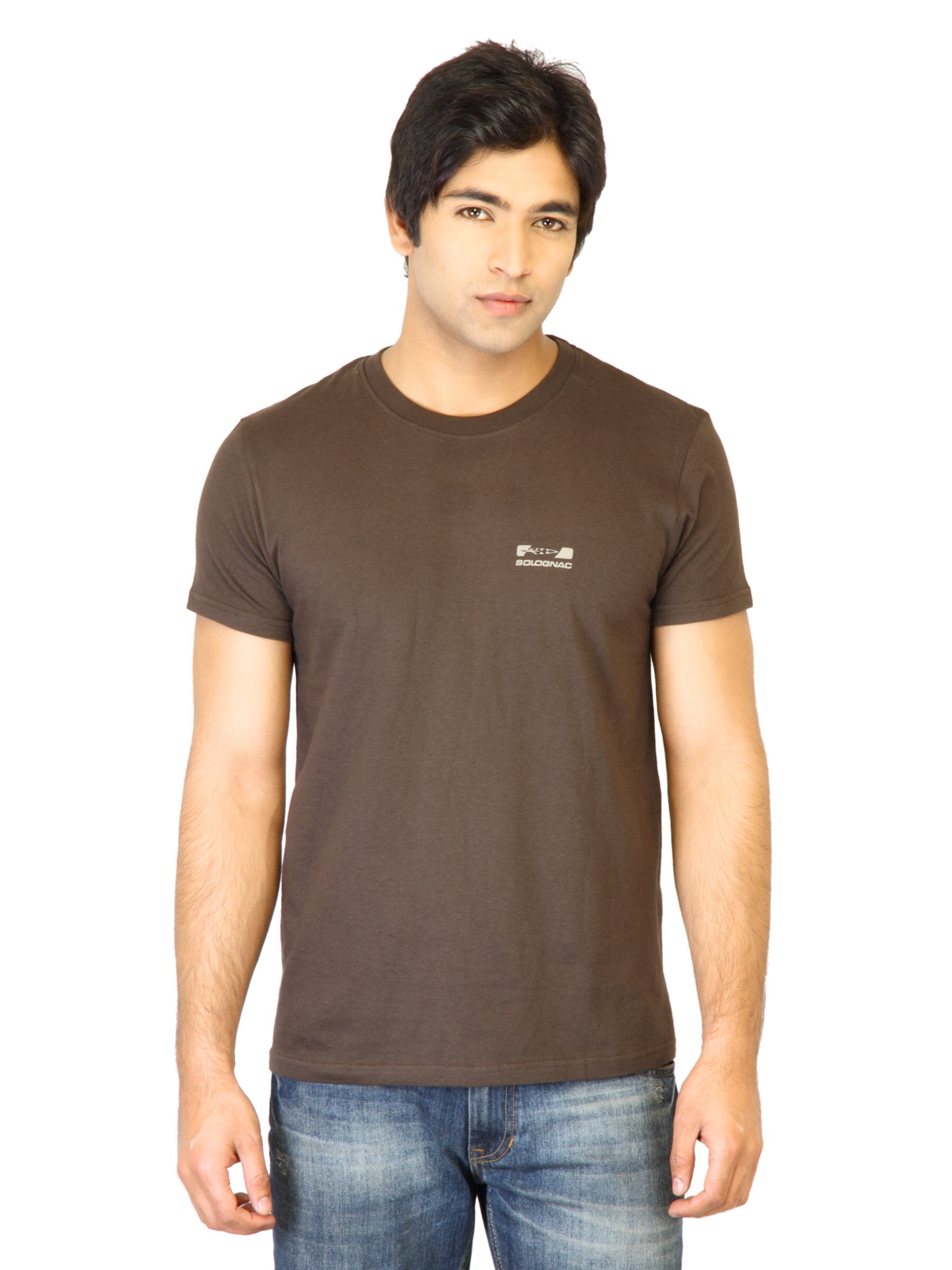 Solognac Men Brown T-shirt