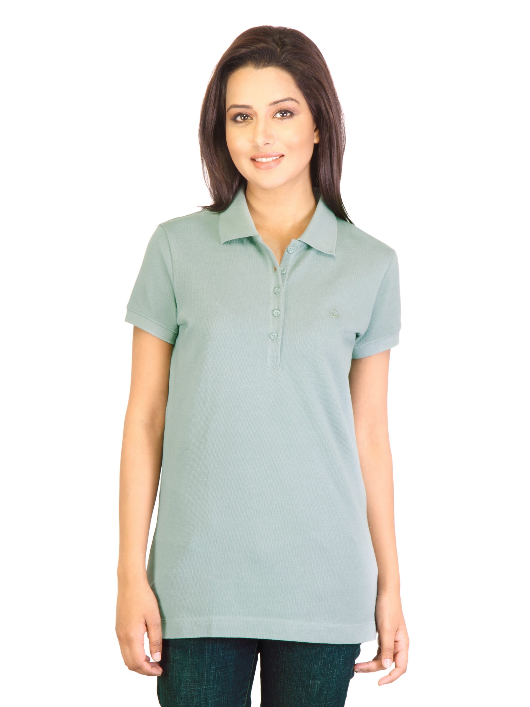 United Colors of Benetton Women Green T-shirt