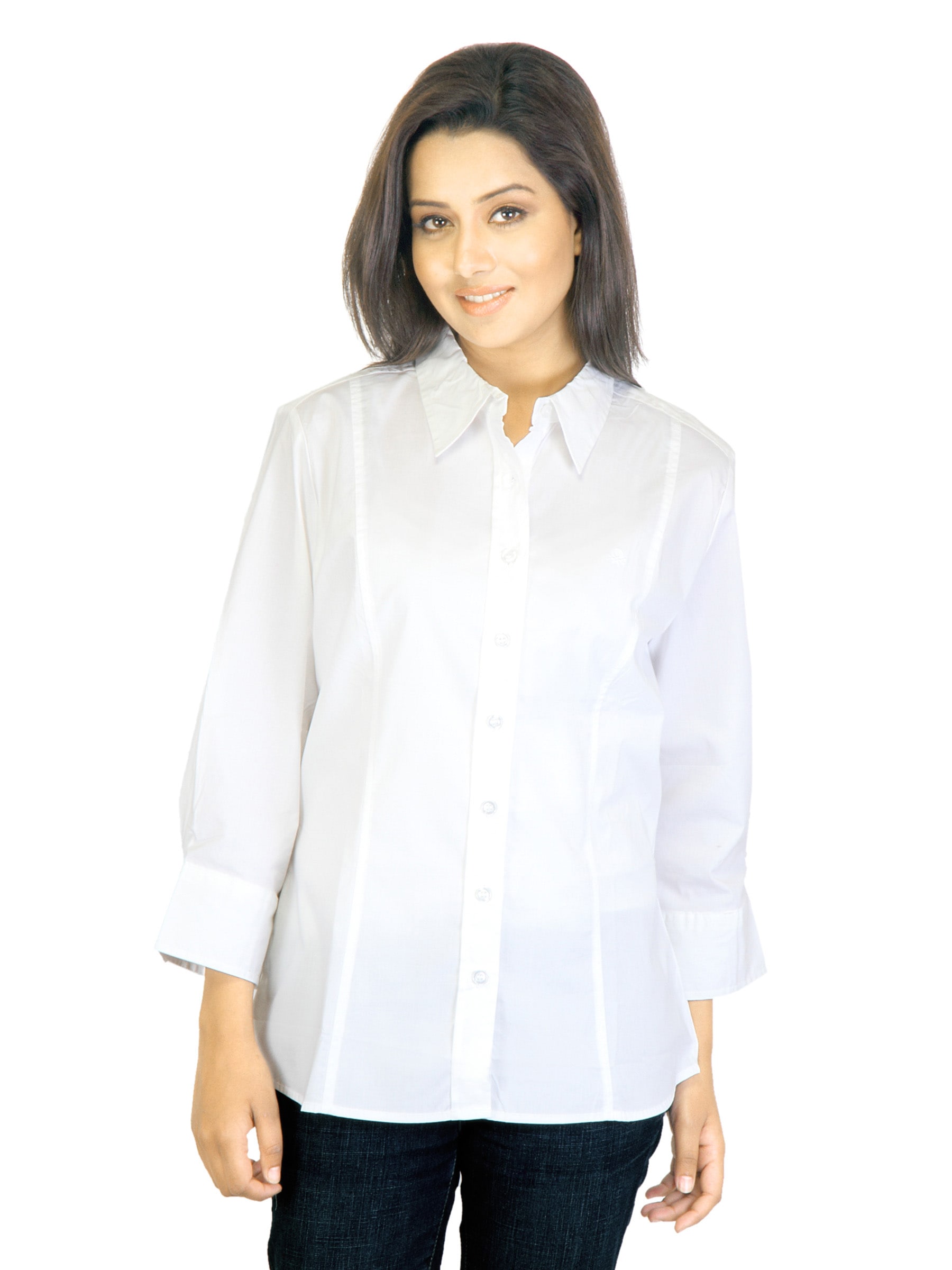 United Colors of Benetton Women White Shirt