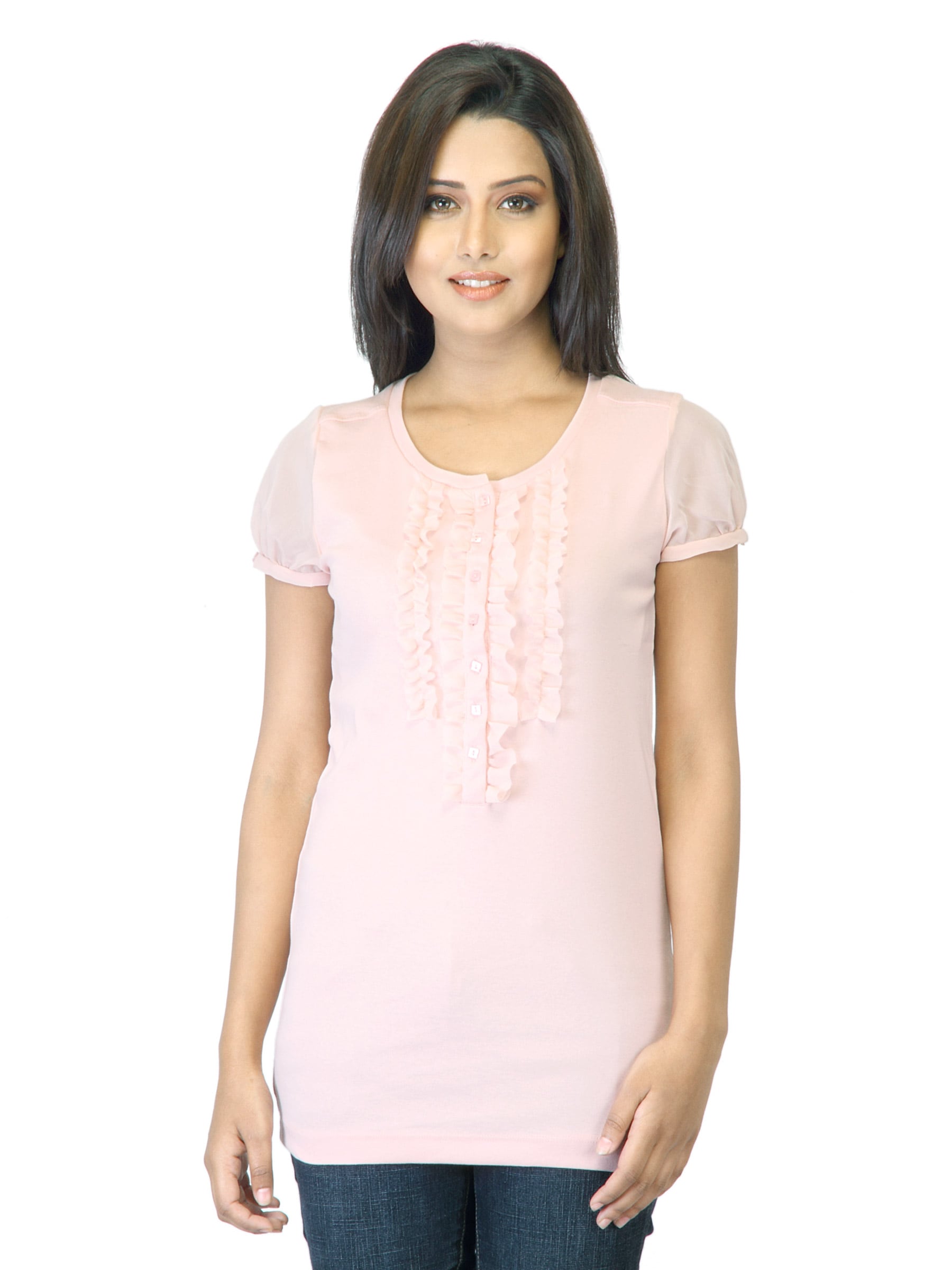 United Colors of Benetton Women Light Pink Top