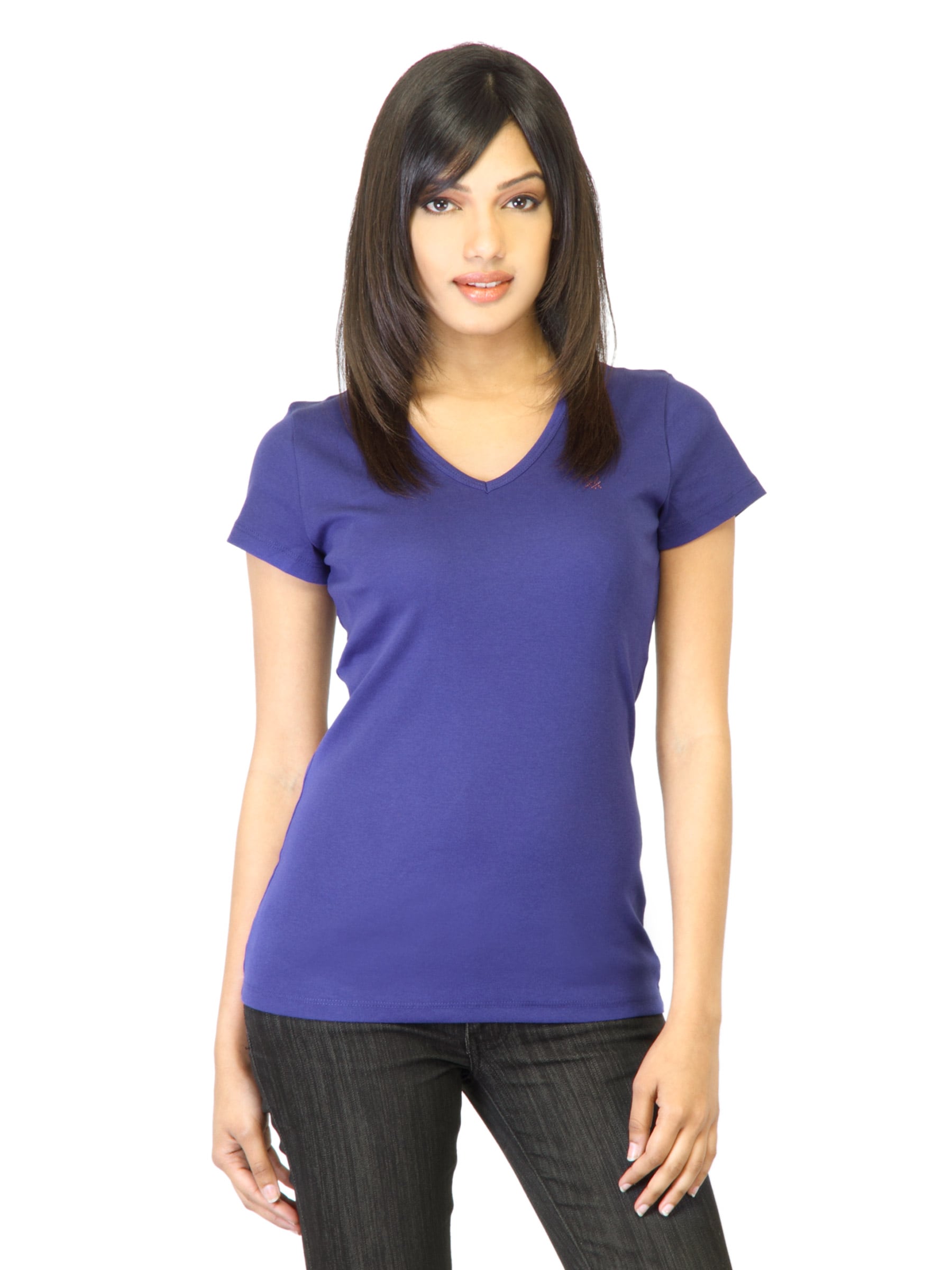 United Colors of Benetton Women Blue T-shirt