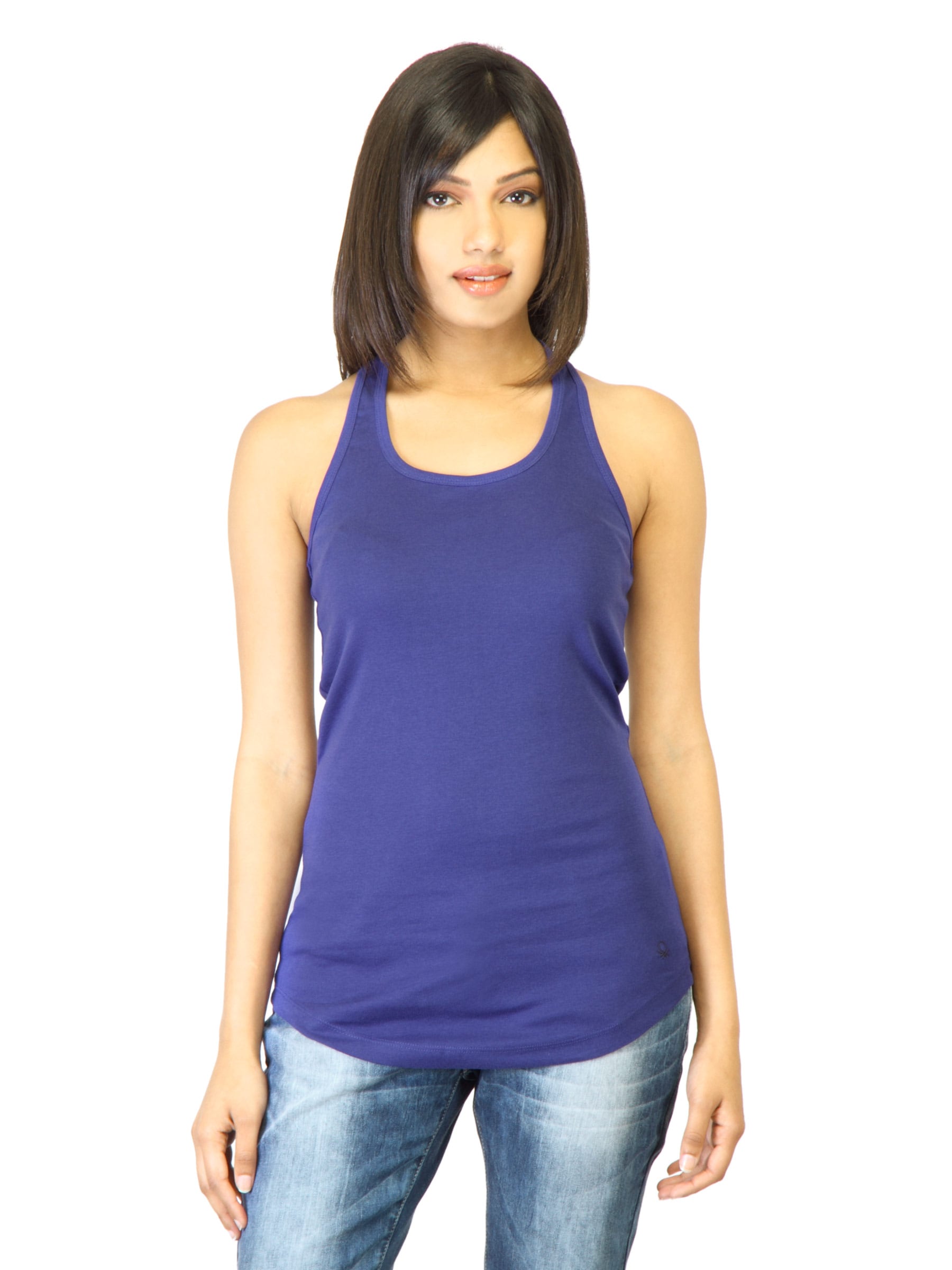 United Colors of Benetton Women Blue Top