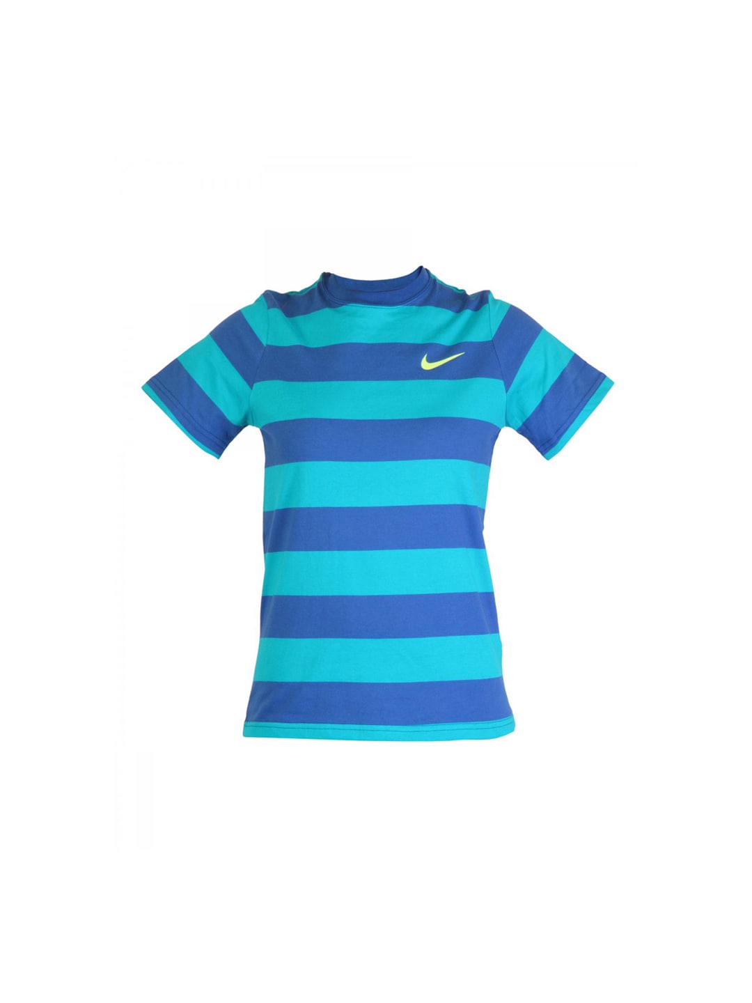 Nike Boys Stripy Crew Blue T-shirt