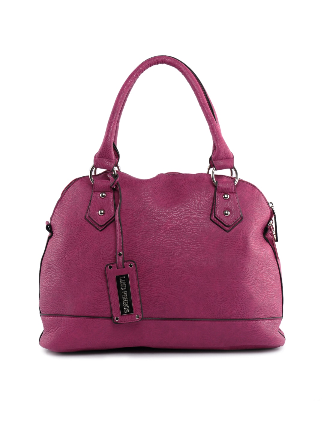 Lino Perros Women Leatherite Pink Handbag