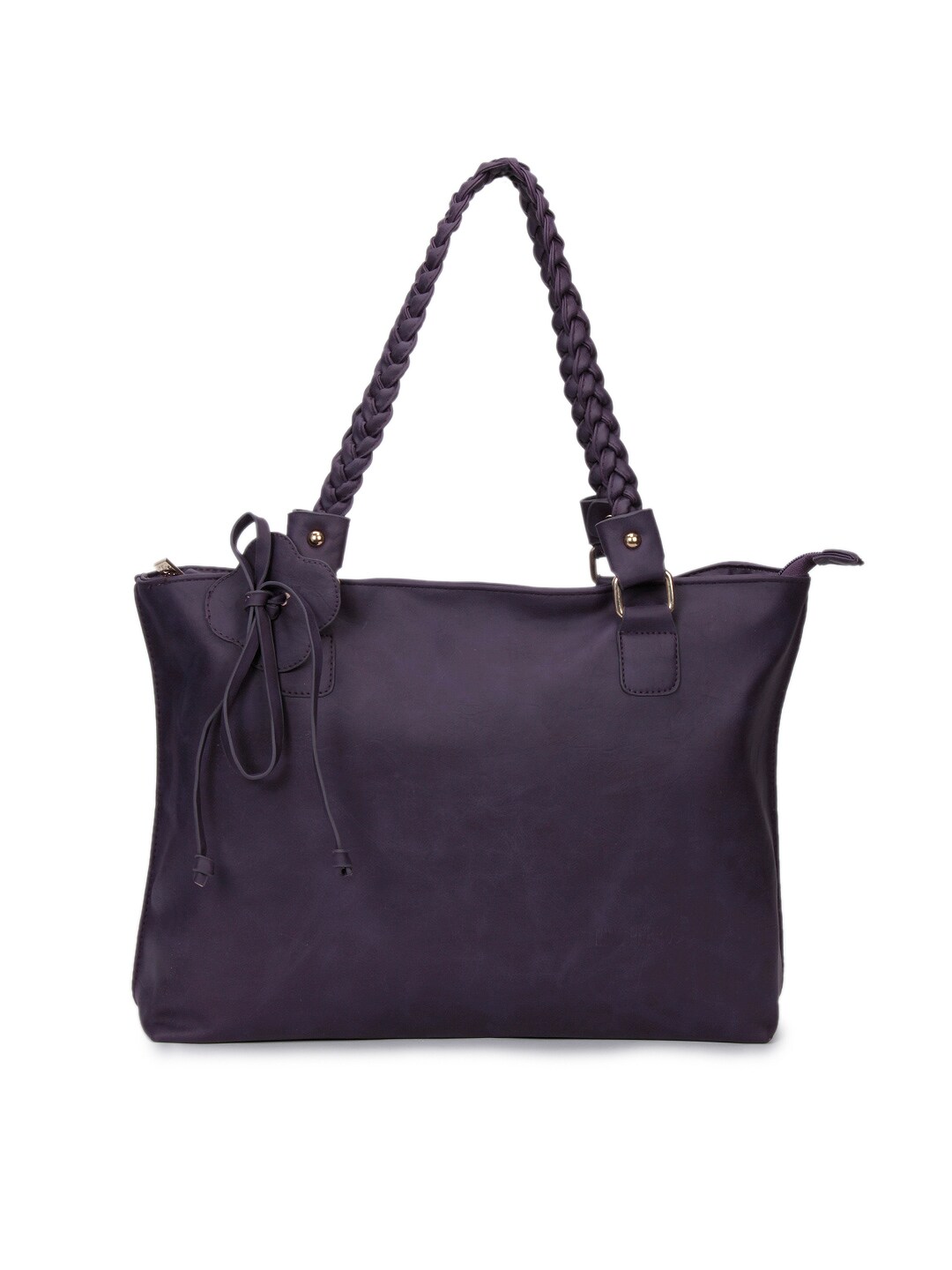 Lino Perros Women Leatherette Purple Handbag