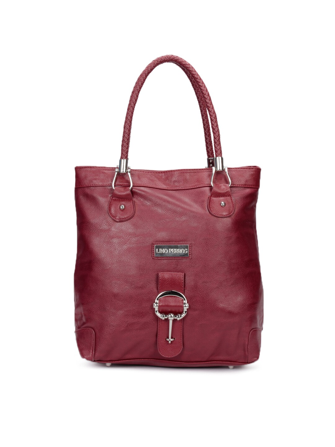 Lino Perros Women Leatherette Red Handbag
