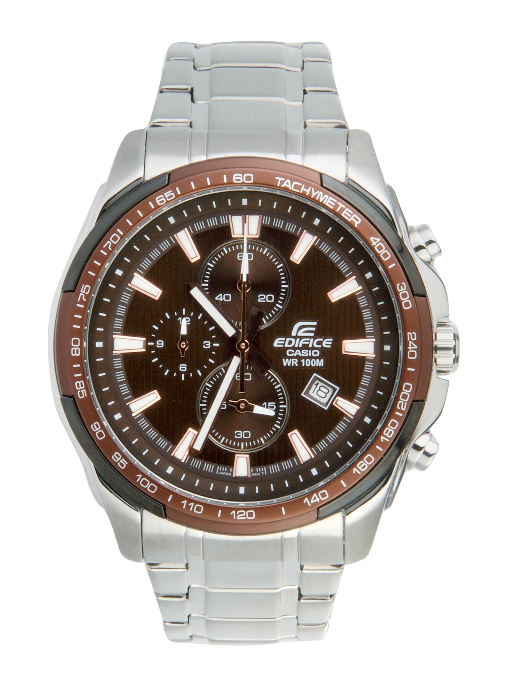 CASIO Edifice Men Brown Dial Chronograph Watch EX030