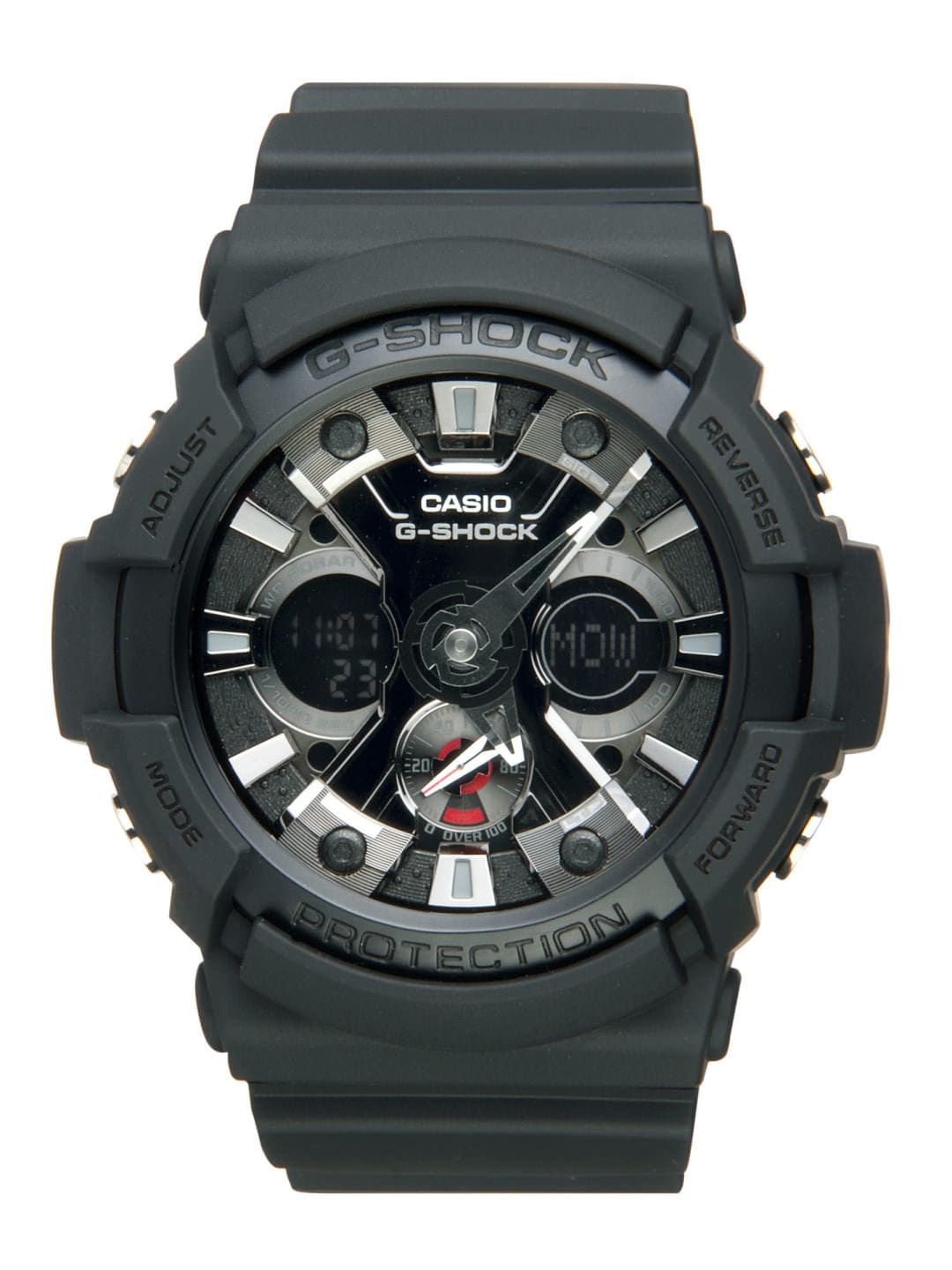 CASIO G-Shock Men Black Analogue & Digital Watch GA-201-1ADR G362