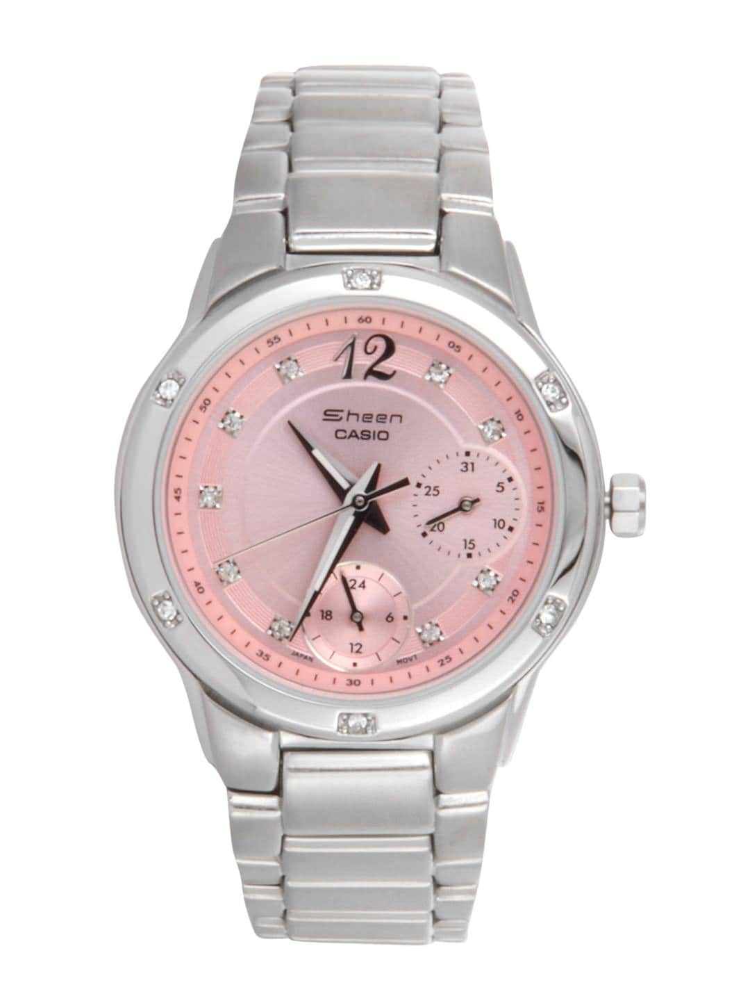 CASIO SHEEN Women Pink Dial Watch SH169 SHN-3017D-4A2DR