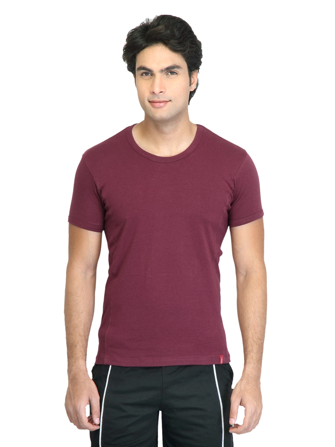 Levis Men Maroon Innerwear T-shirt