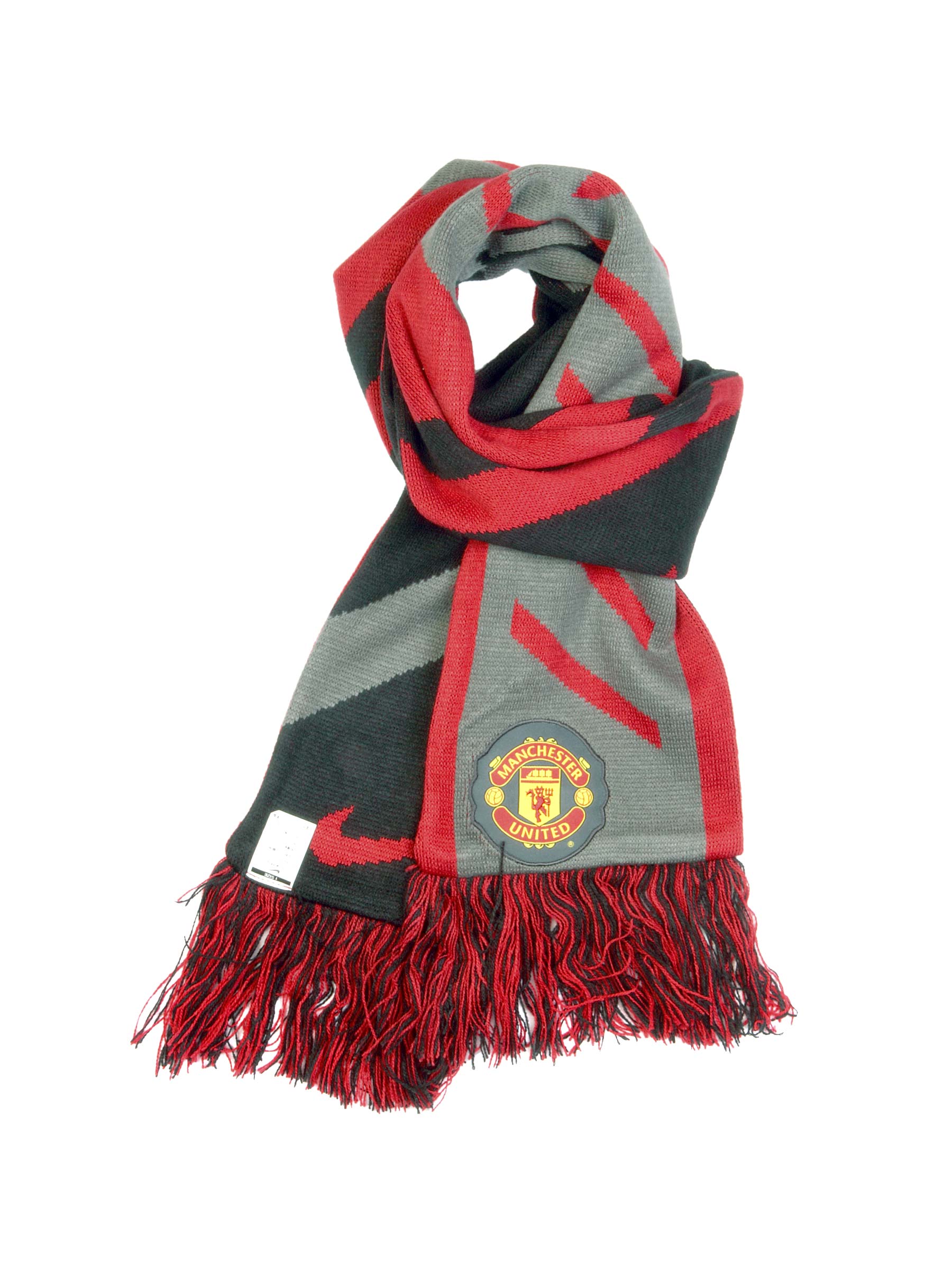 Nike Men Striped Manchester United Red Scarf