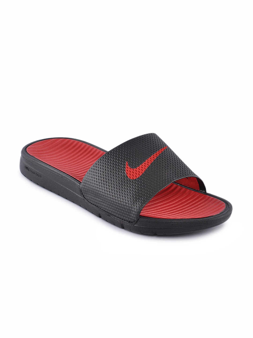 Nike Men Benassi Solarsoft Slide Black Flip Flops