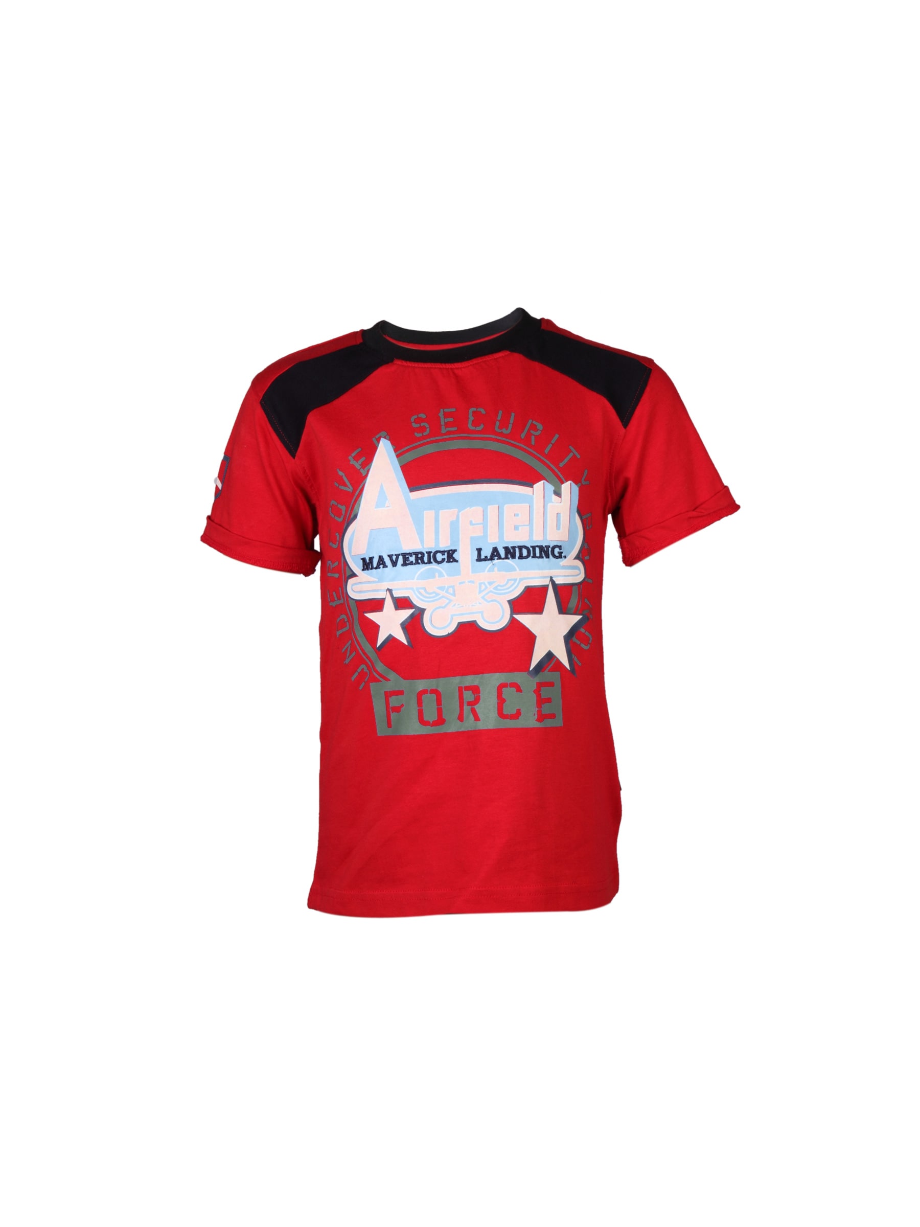 Doodle Kids Boys Airfeild Red T-Shirt