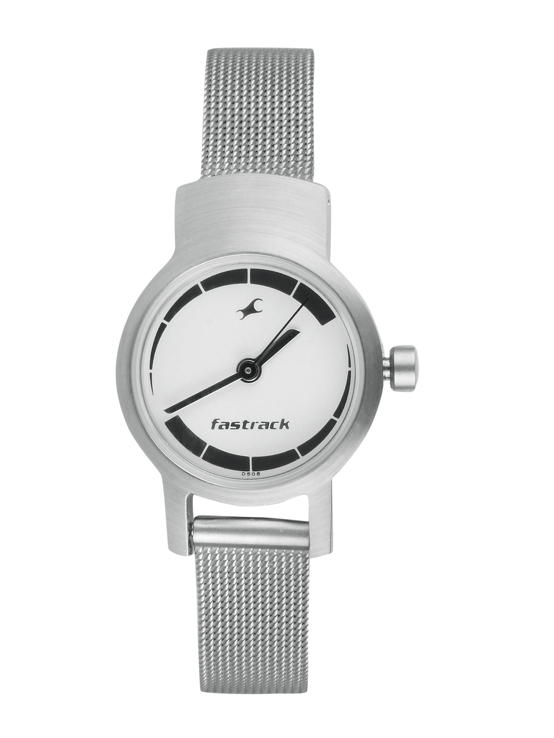 Fastrack Women White Dial Watch N2298SM01
