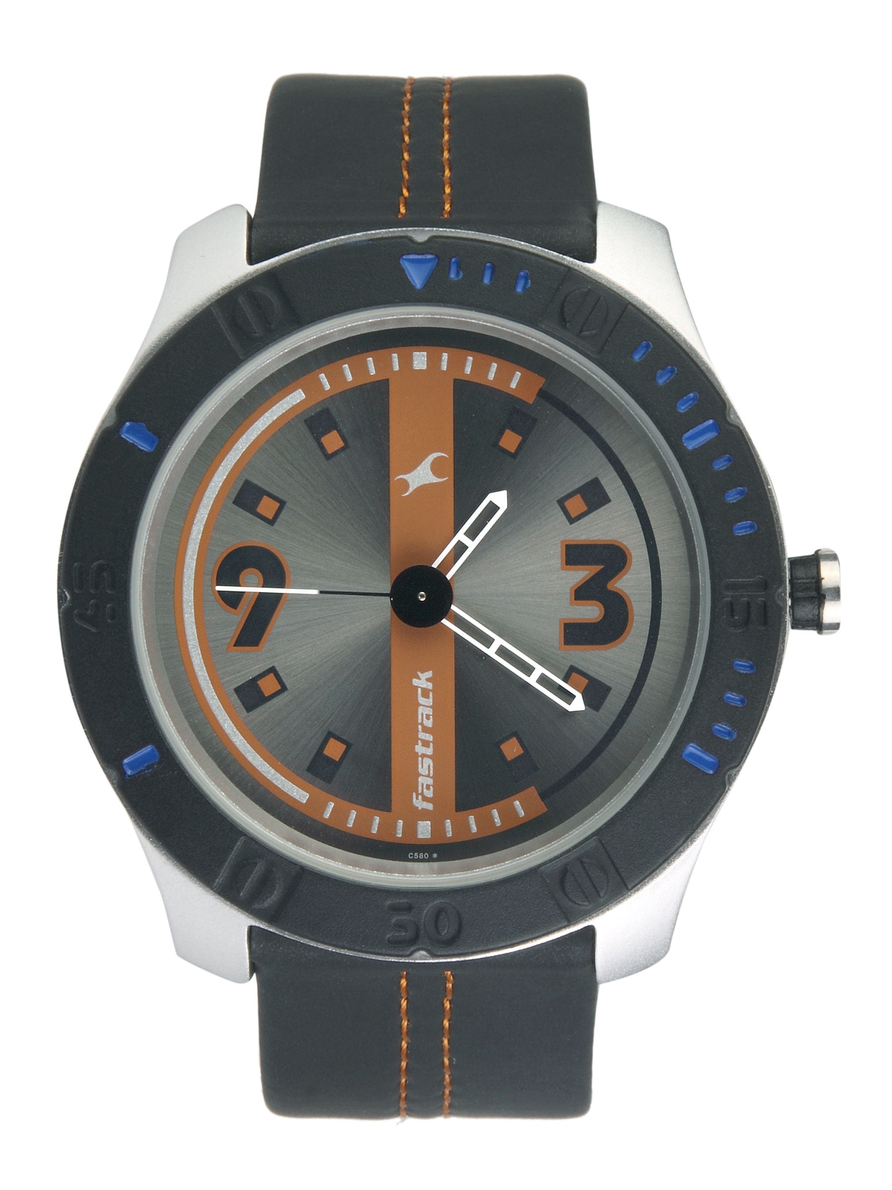 Fastrack Men Silver Casual Watch