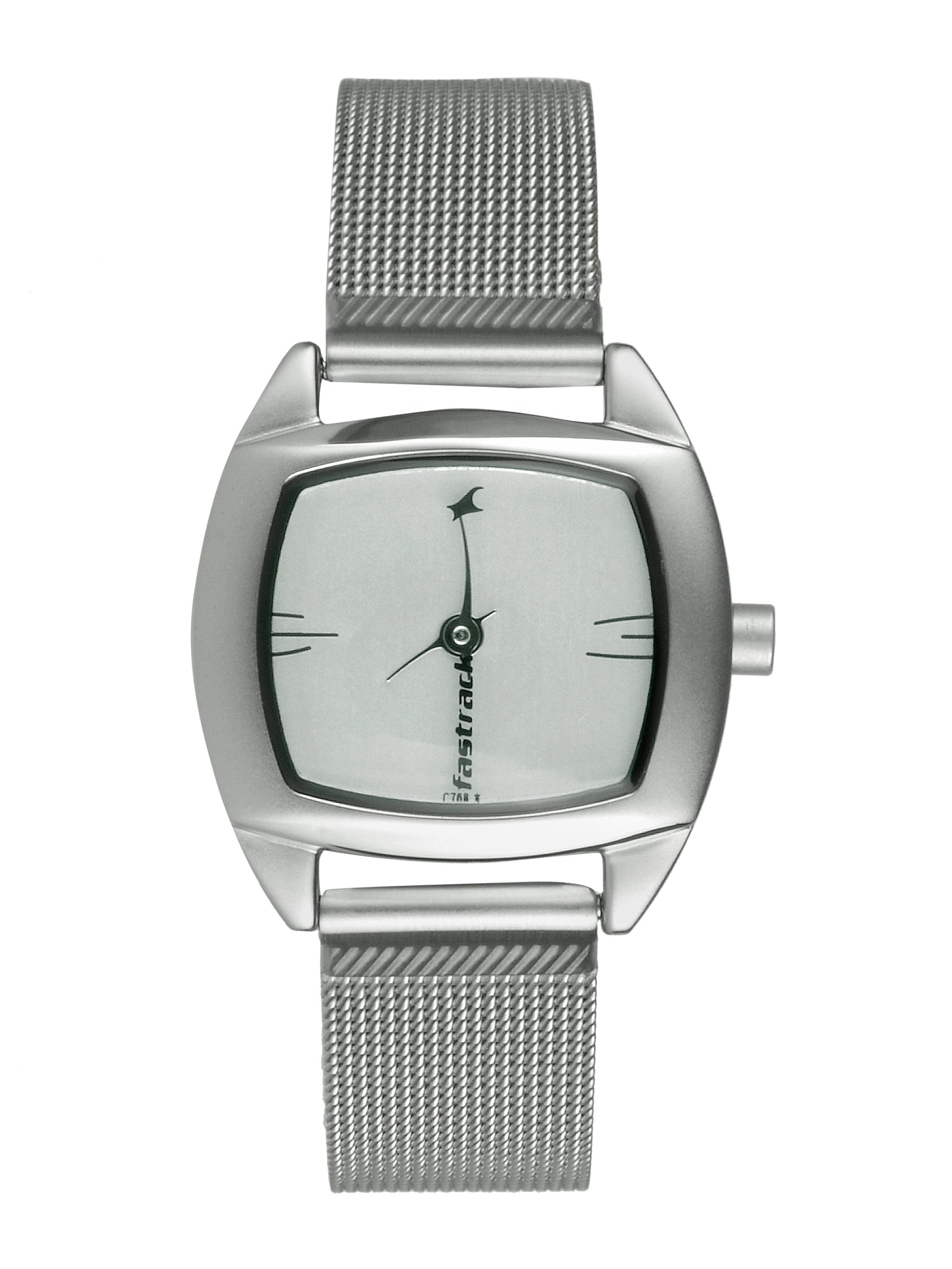 Fastrack Women Silver-Toned Dial Watch NA6001SM01