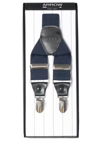 Arrow Men Navy Blue Suspenders