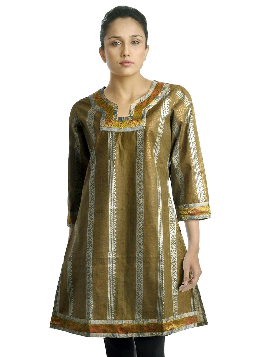 Diva Women Printed Green Kurta