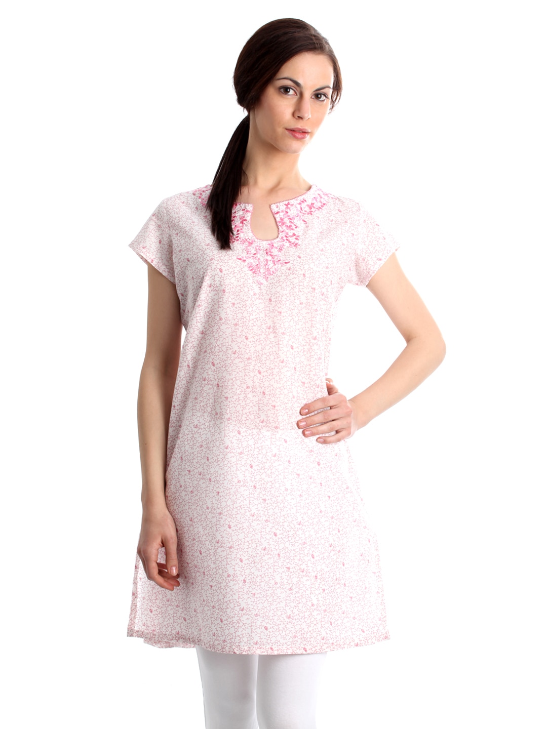 Diva Women Printed Pink Kurta