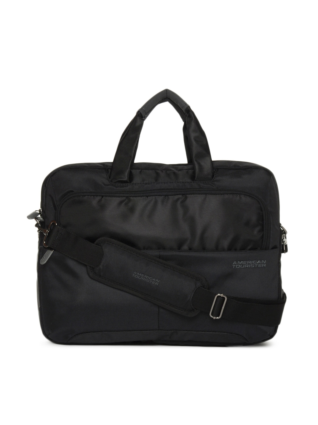 American Tourister Unisex Black Laptop Bag