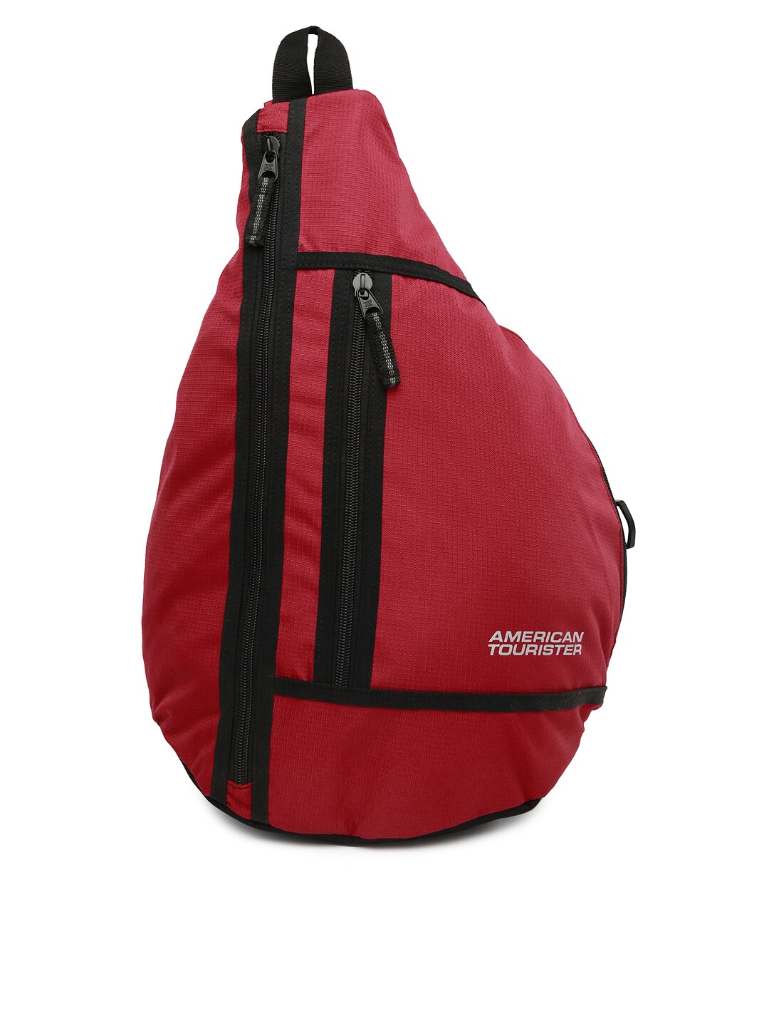 American Tourister Unisex Red & Black Backpack