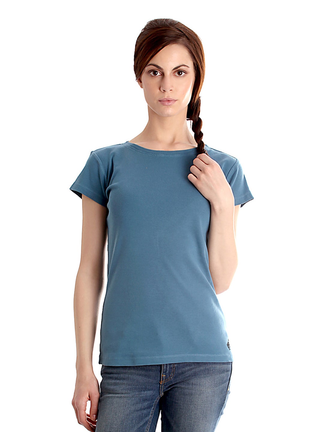 Femella Women Blue T-shirt