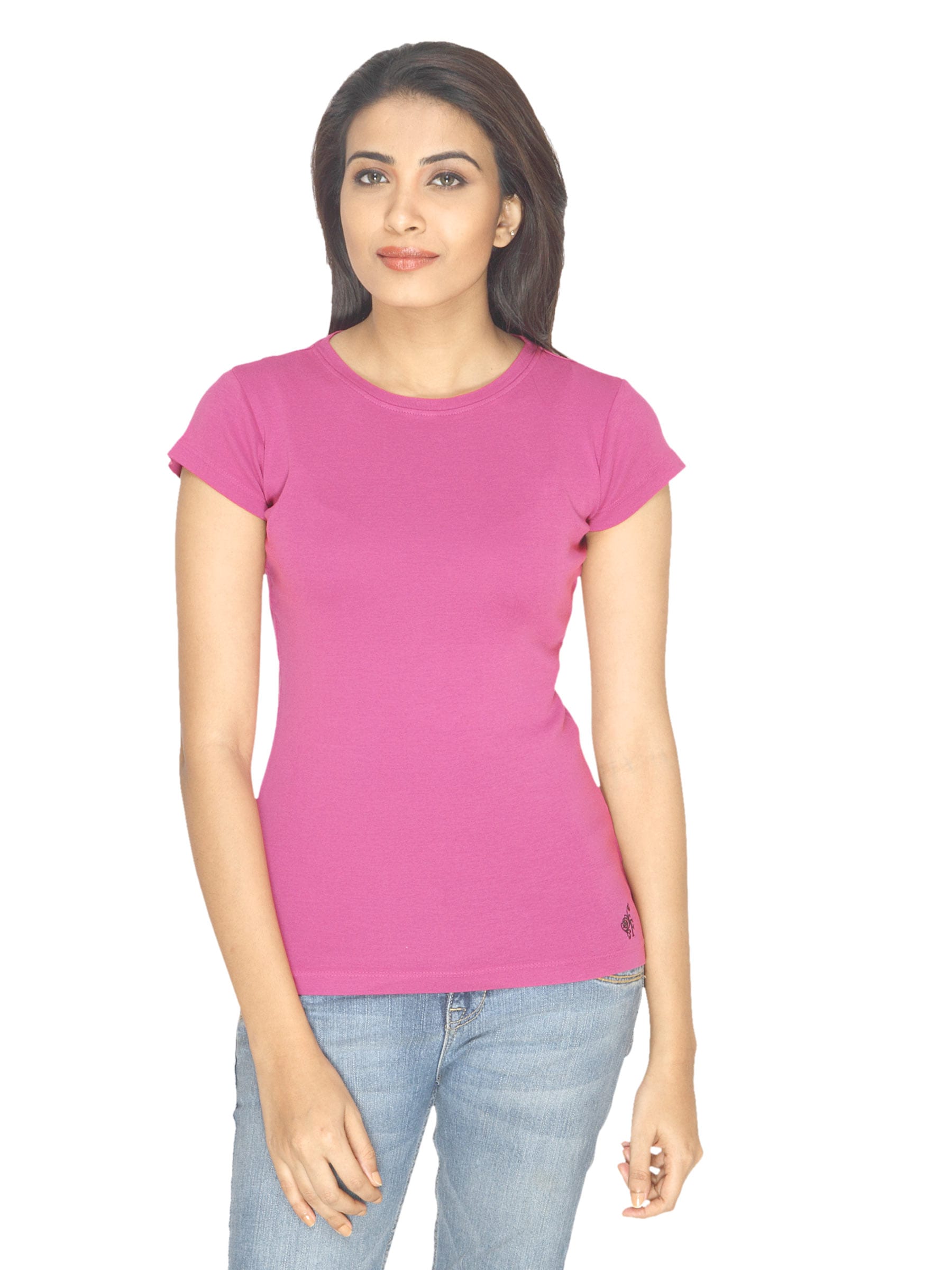 Femella Women Magenta T-shirt