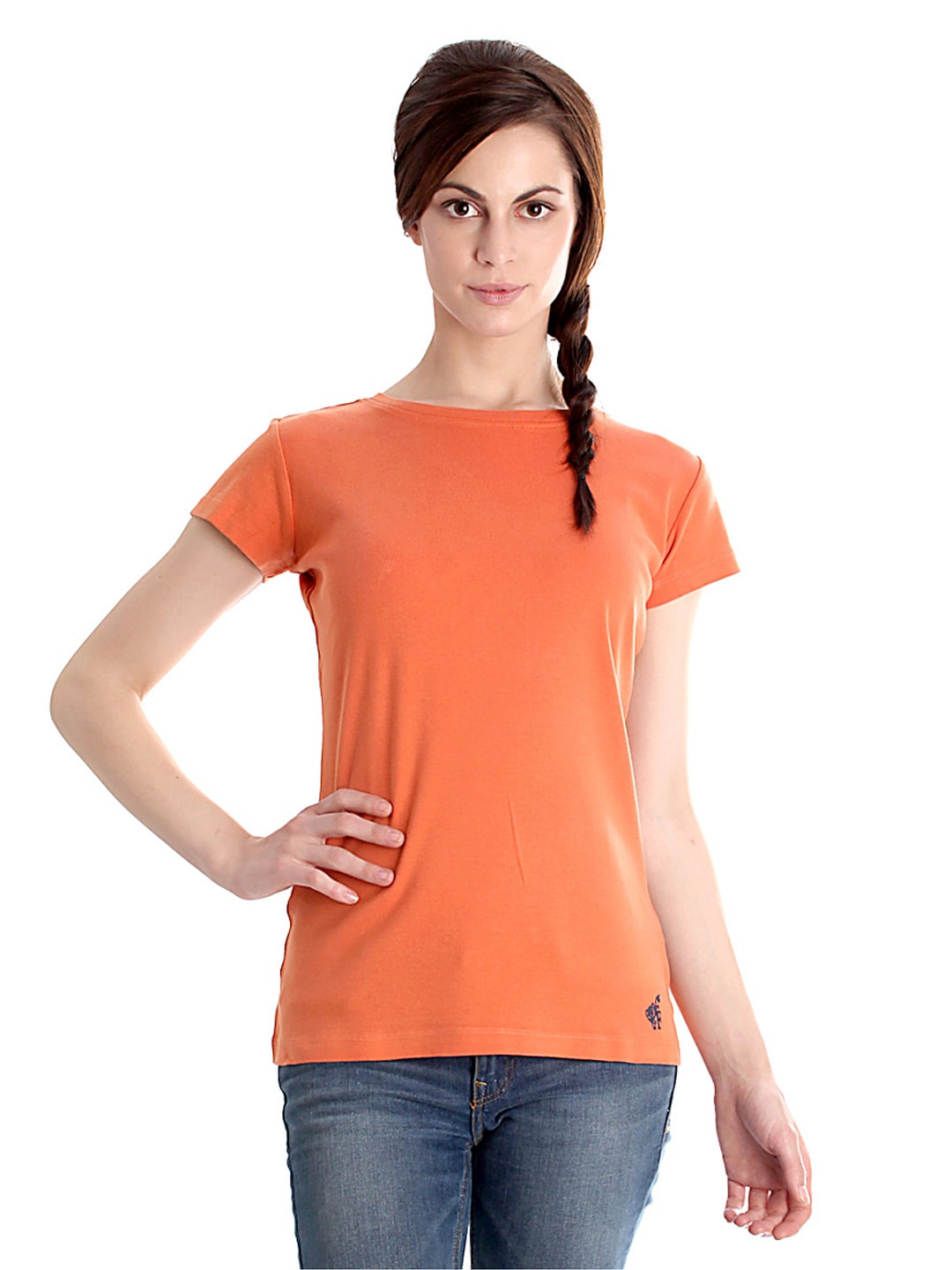Femella Women Orange T-shirt
