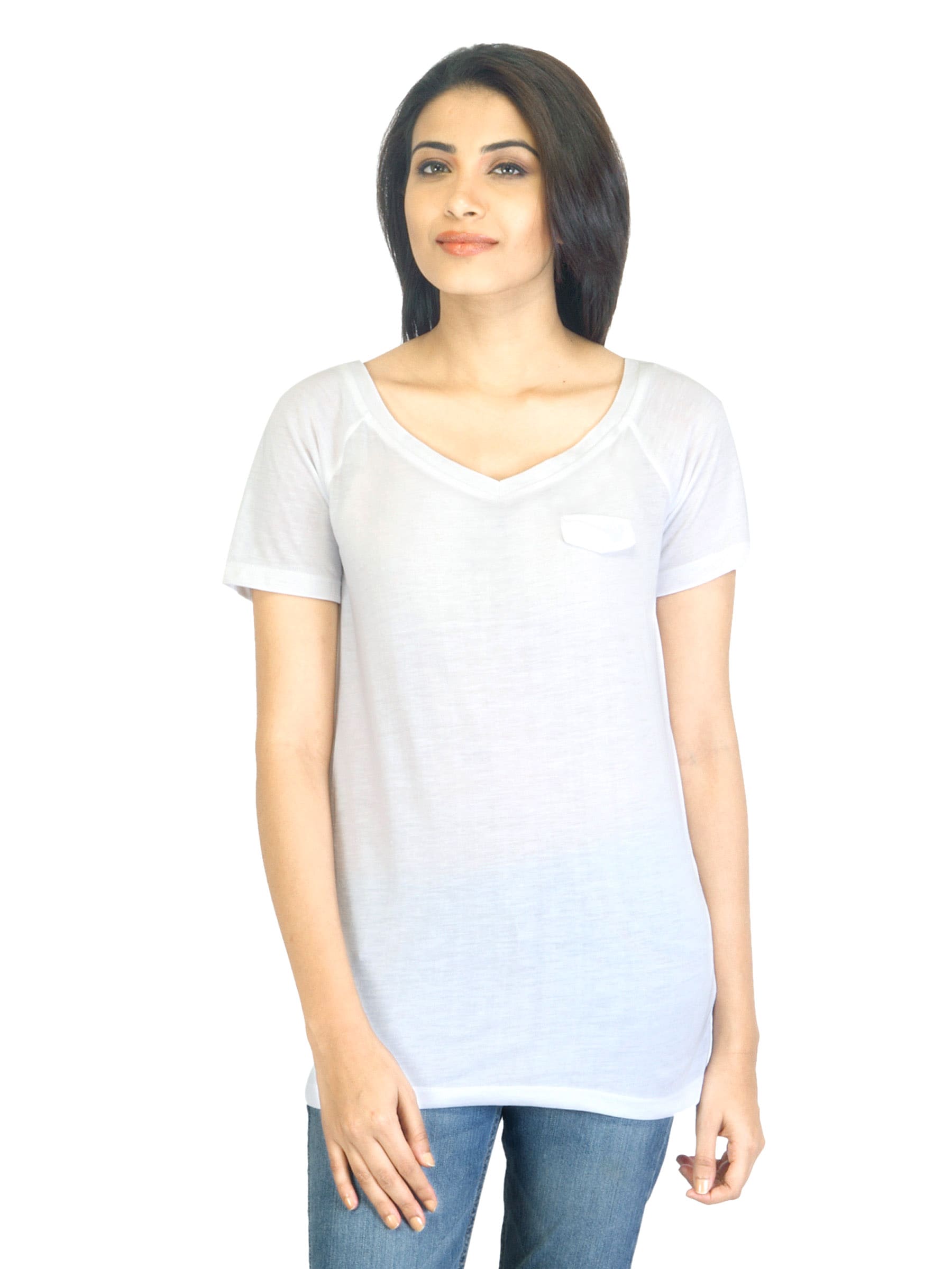 Femella Women White T-shirt