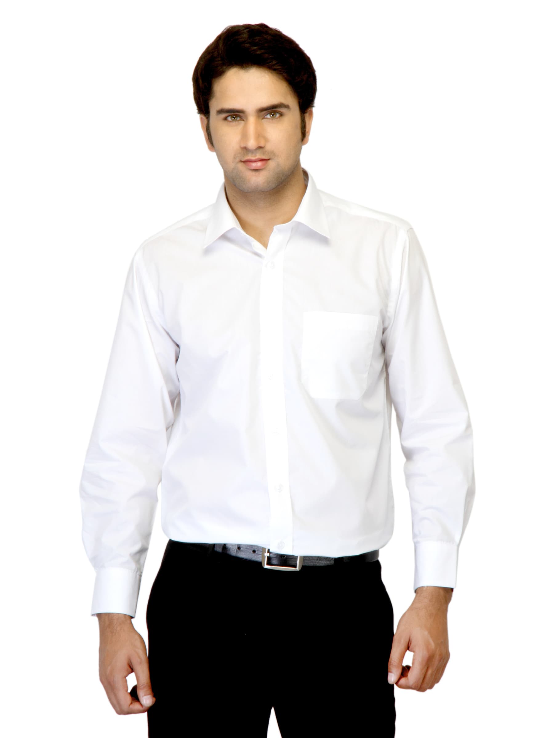 John Miller Men White Shirt