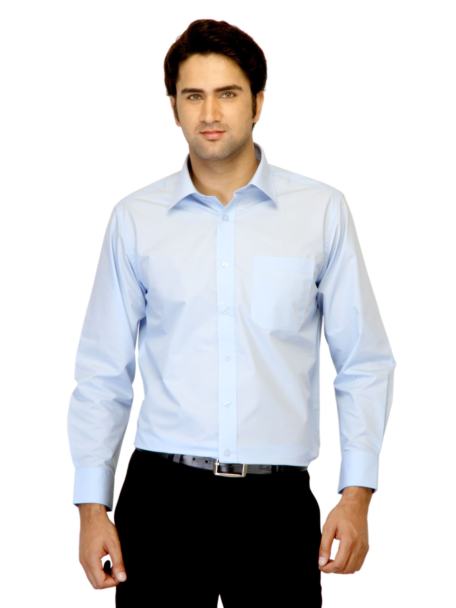 John Miller Men Blue Shirt