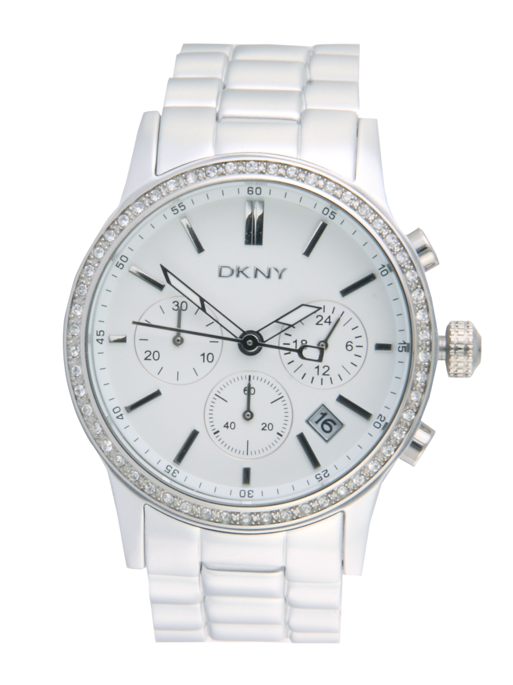 DKNY Women White Dial Chronograph Watch NY8321