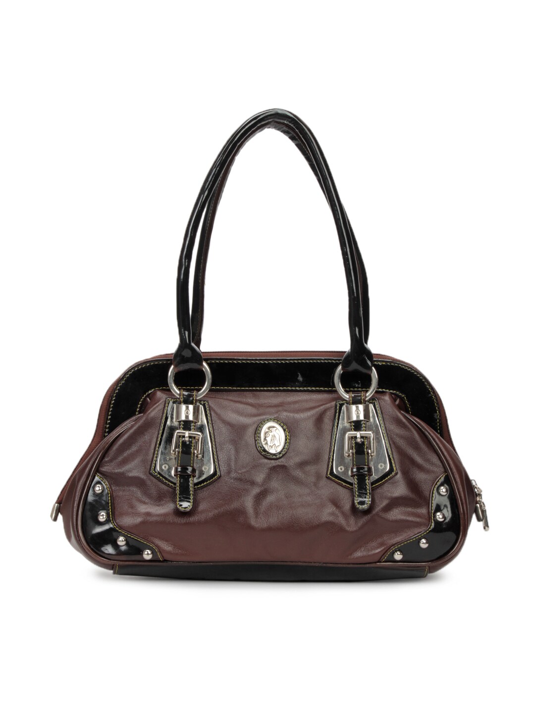 Spice Art Women Leatherette Brown Handbag