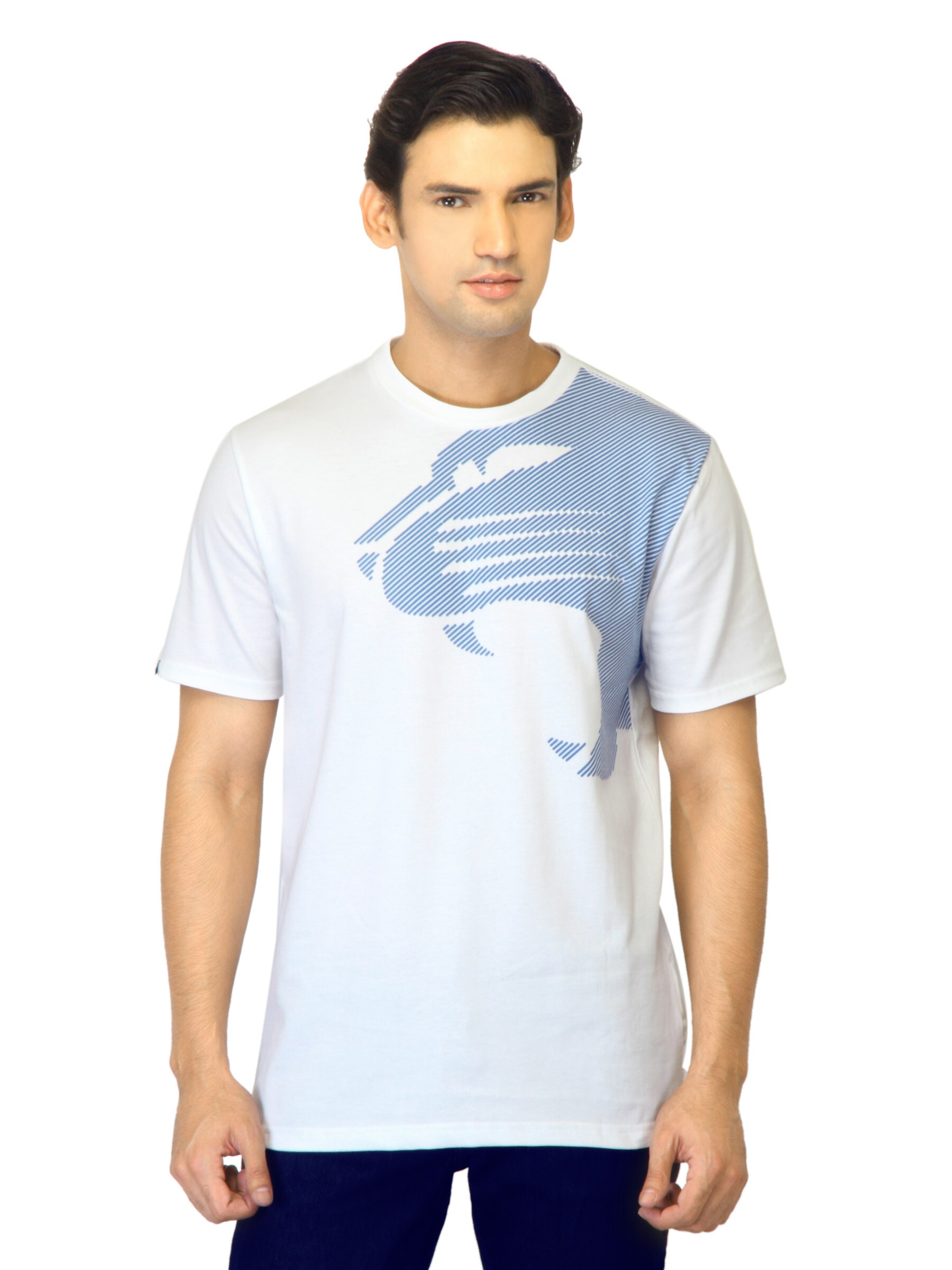 Puma Men Classic Graphic  White T-shirt