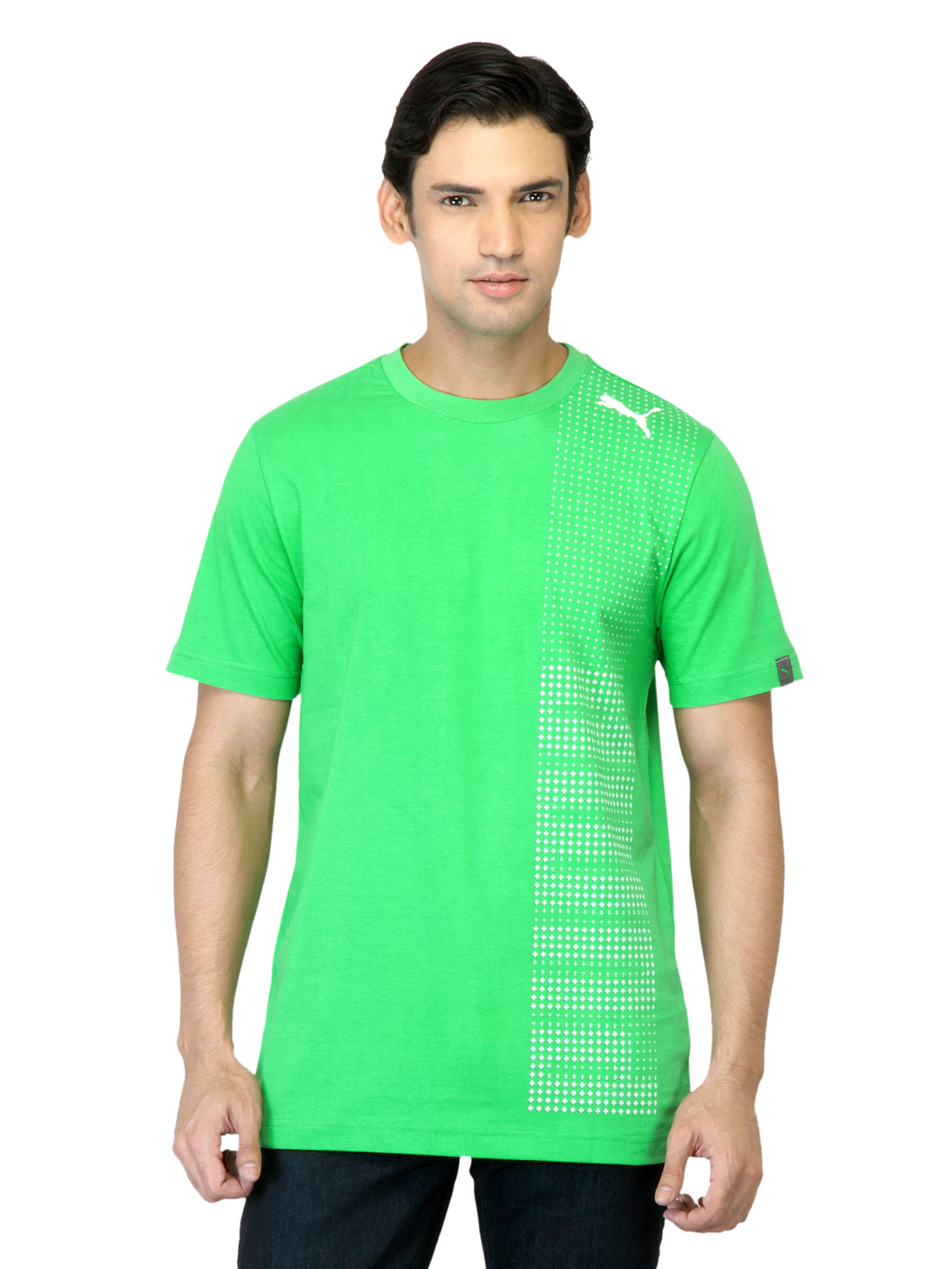 Puma Men Tech Graphic Green T-shirt