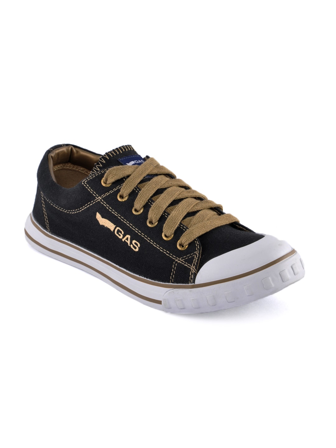 Gas Men Freetime Black Casual Shoes