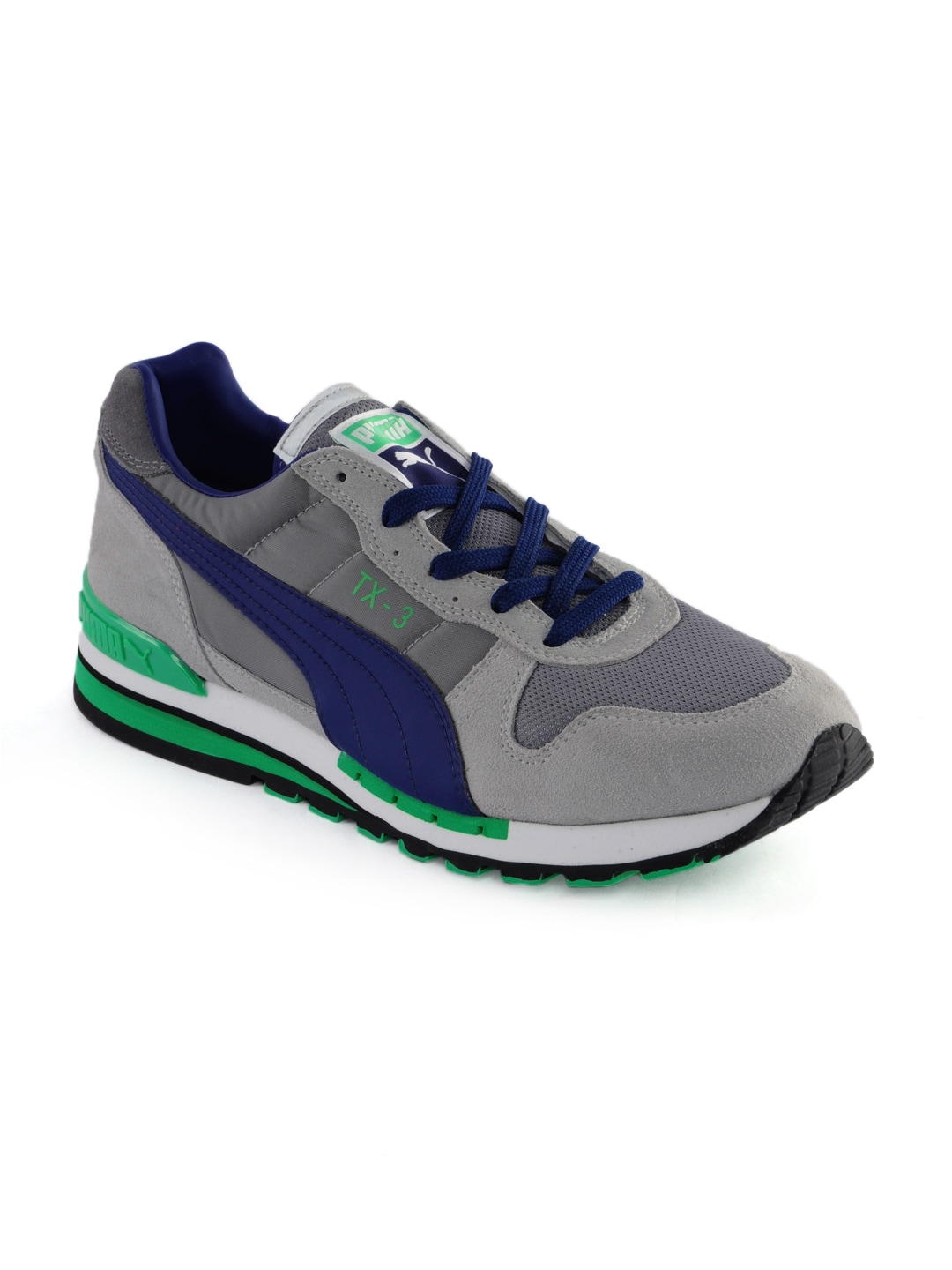 Puma Men TX-3 Grey & Blue Sports Shoes