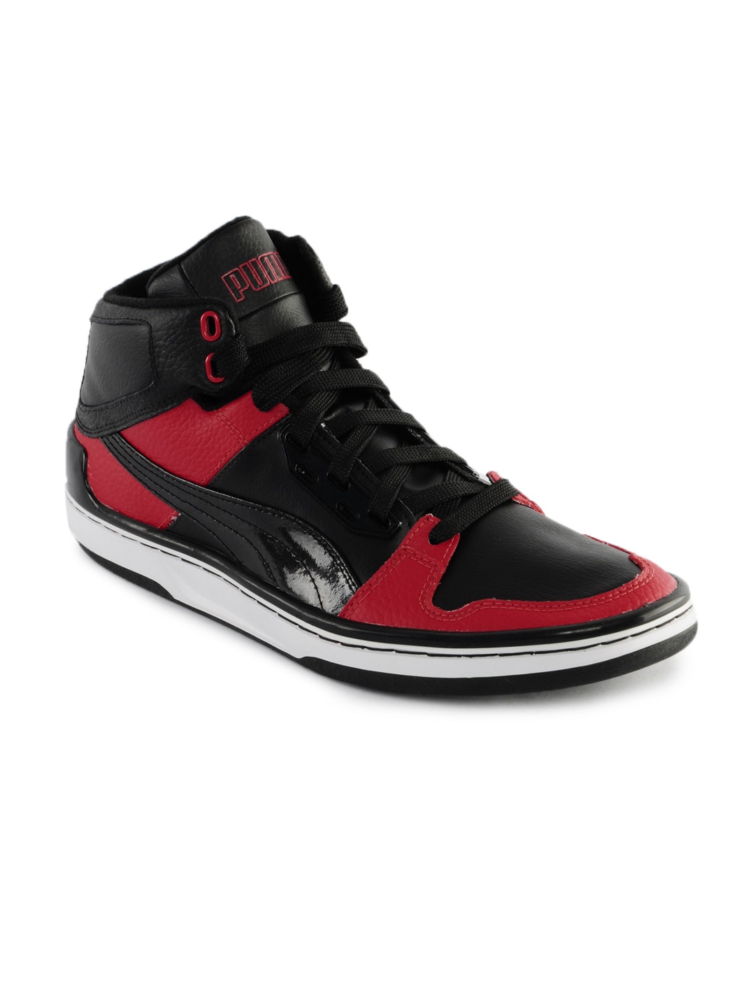 Puma Men Royal Evo Black & Red Shoes