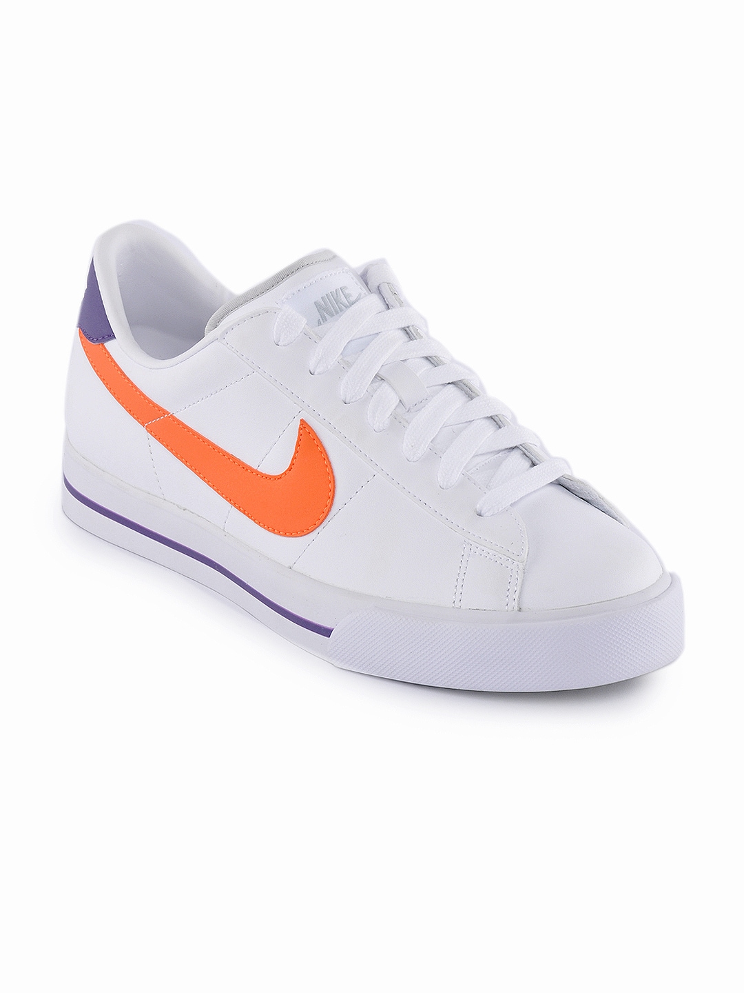 Nike Men White Sweet Classic Leather Shoes