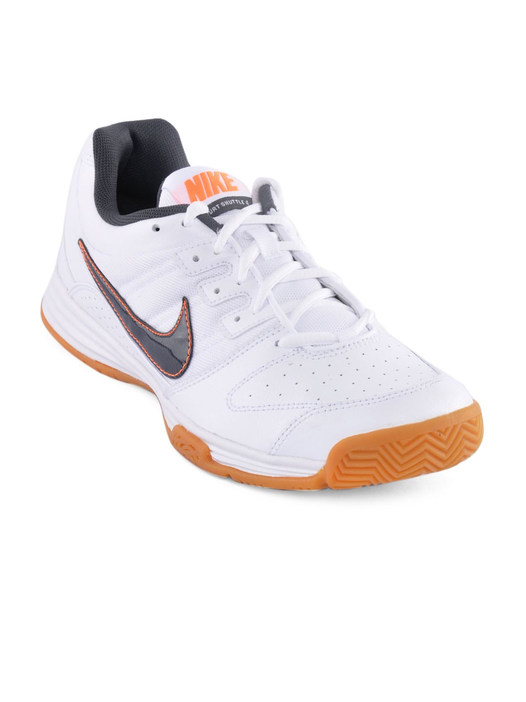 Nike Men White Court Shuttle Shoes